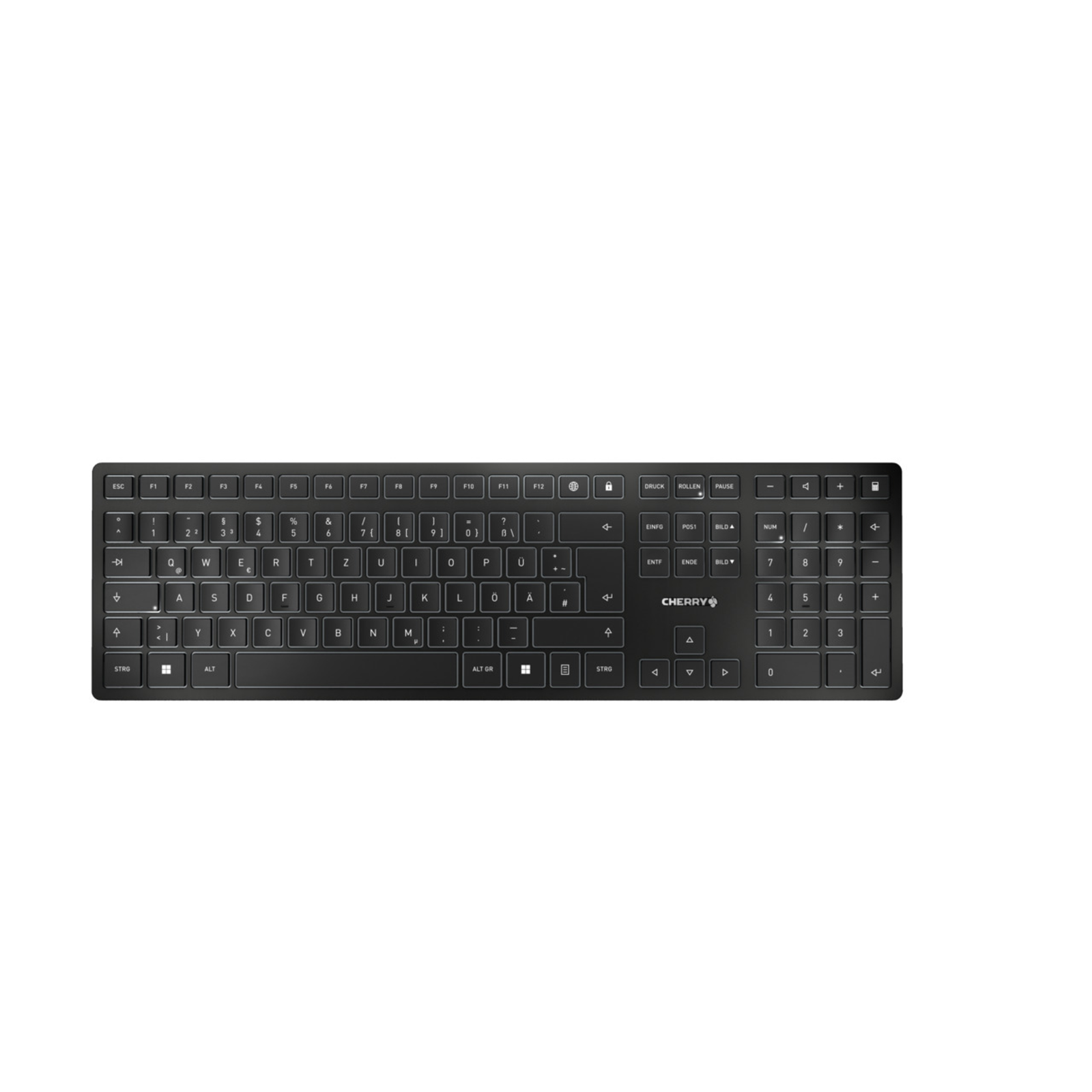 Cherry KW 9100 SLIM Keyboard Wireless 2.4 GHz QWERTZ