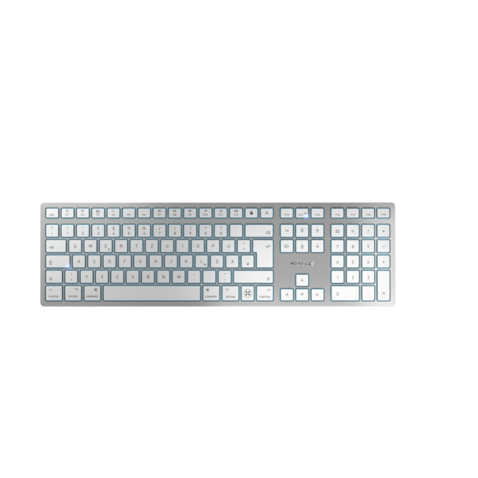 Cherry KW 9100 SLIM Keyboard Wireless 2.4 GHz Bluetooth 4.0