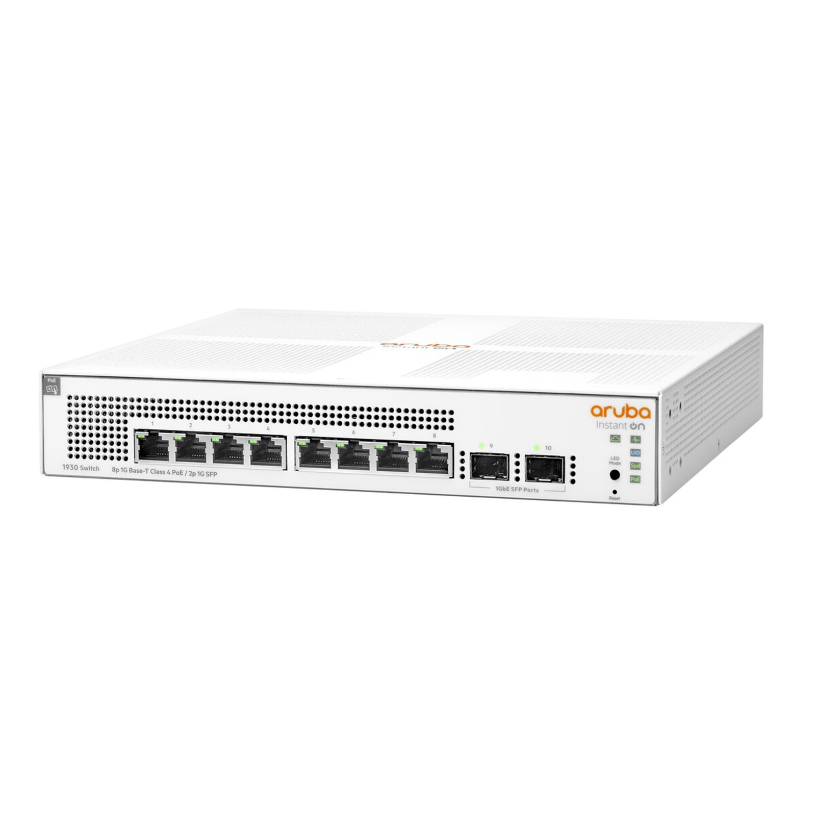 HPE Aruba Instant on 1930 8G Class4 2SFP 124W Switch L2+ Managed