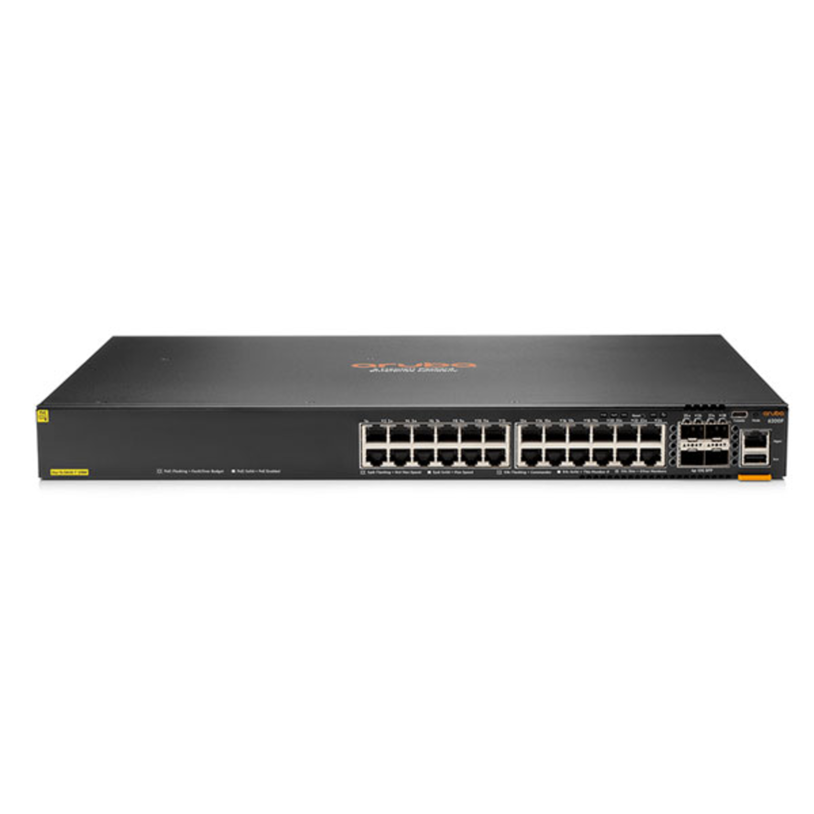 HPE Aruba 6200F 24G Class4 PoE 4SFP+ 370W Switch Switch Max. Stacking Distance 10