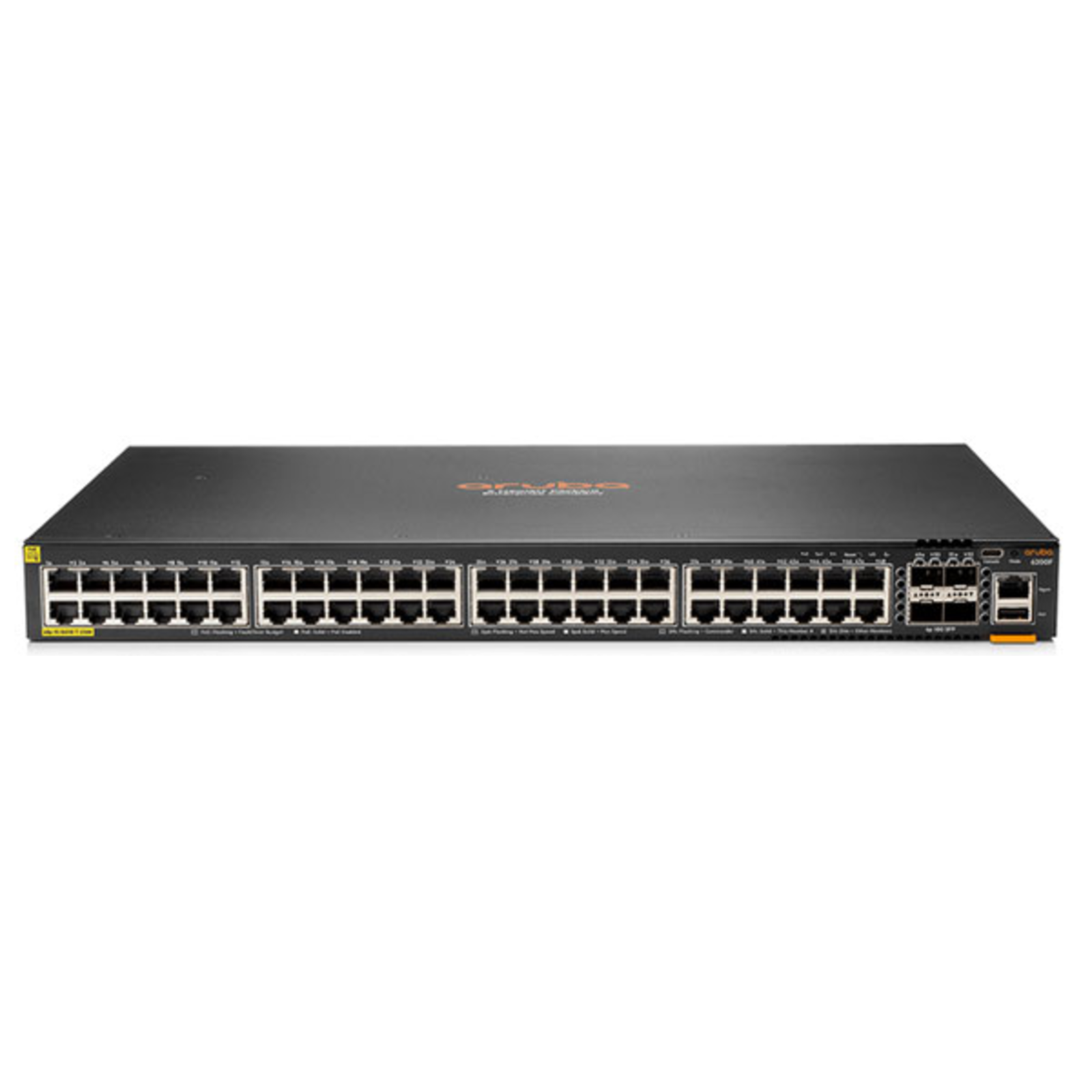 HPE CX 6200F 48G Class4 PoE 4SFP+ 370W Managed L3 Gigabit Ethernet 10-100-1000