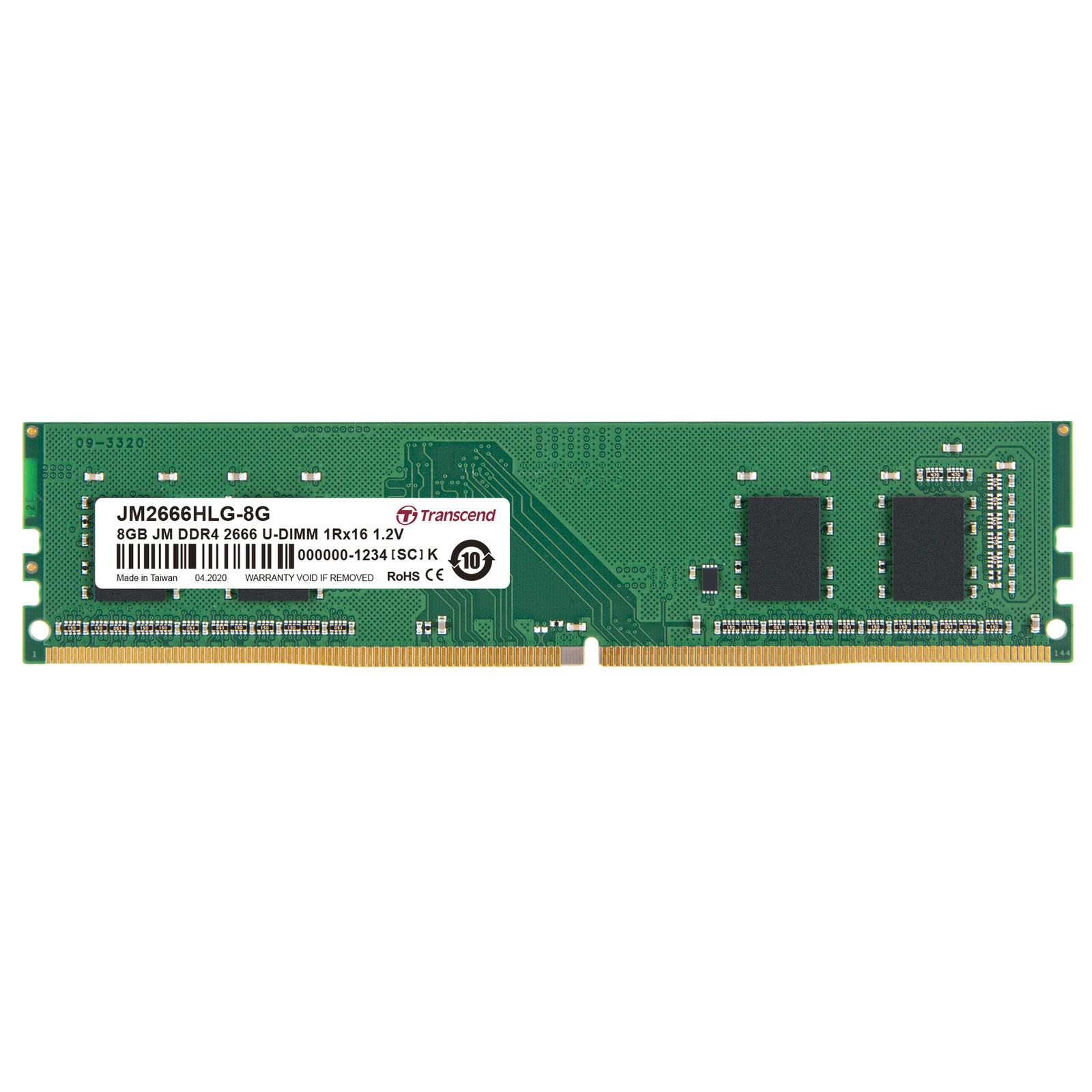 Transcend JetRAM DDR4 Module 8 GB DIMM 288-PIN