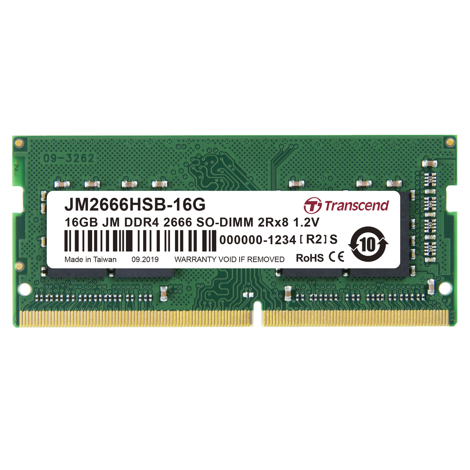 Transcend SO DDR4 16GB PC 2666 CL19 JetRam JM2666HSB-16G