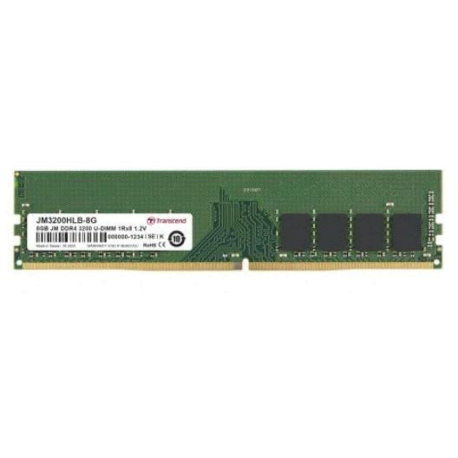 Transcend JetRam JM3200HLG-8G 8 GB 1 X 8 GB DDR4 3200 MHz 288-pin DIMM