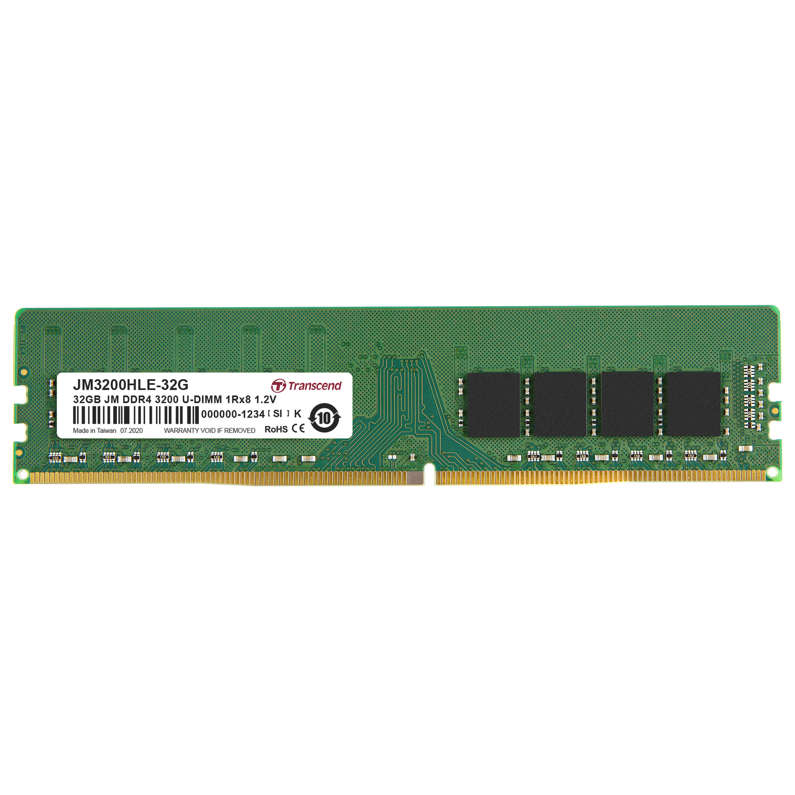 Transcend JetRAM DDR5 32GB 4800MHz CL40 On-die ECC