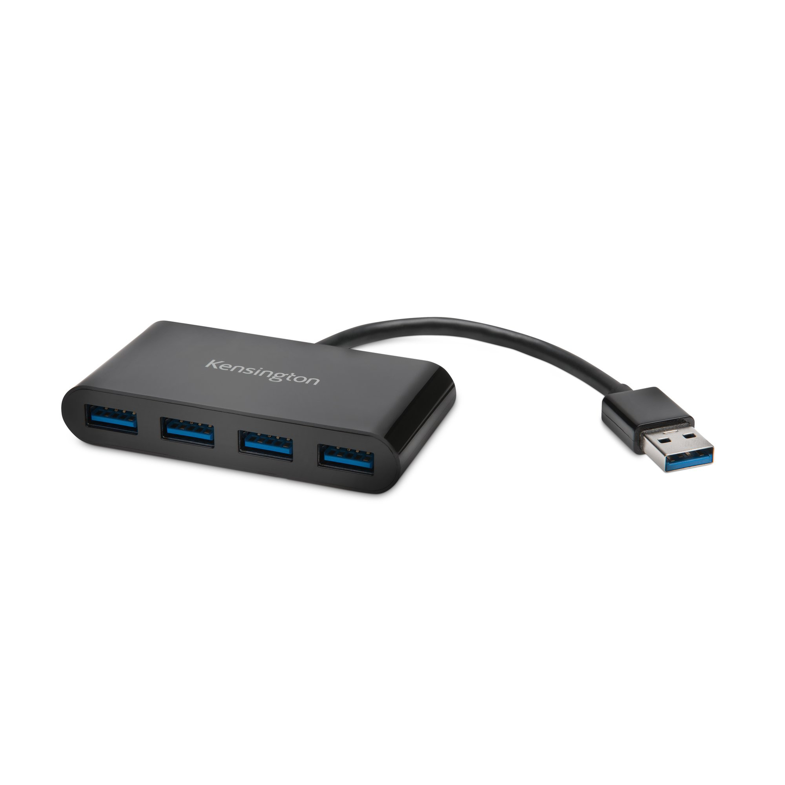 Kensington USB 3.0 4-port Hub Black 4x USB 3.0 Type-A