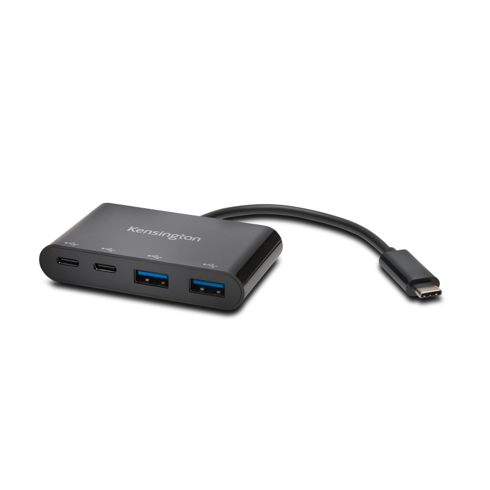 Kensington CH1000 USB-C 4-port Hub Black 2x USB 3.0 Type-A 2x USB 3.0 Type-C