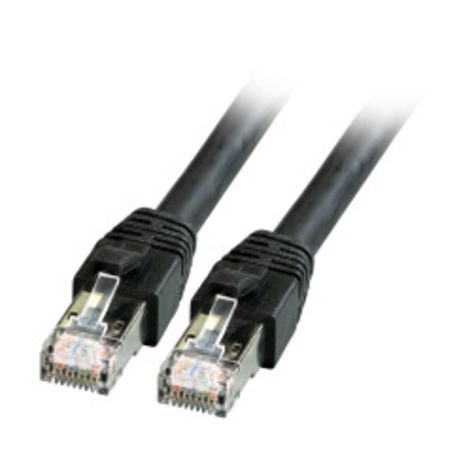 EFB Elektronik EFB K5528SW.0.5 RJ45 Patch Cable S/FTP Cat.8.1 BC LSZH 0.5 M Black