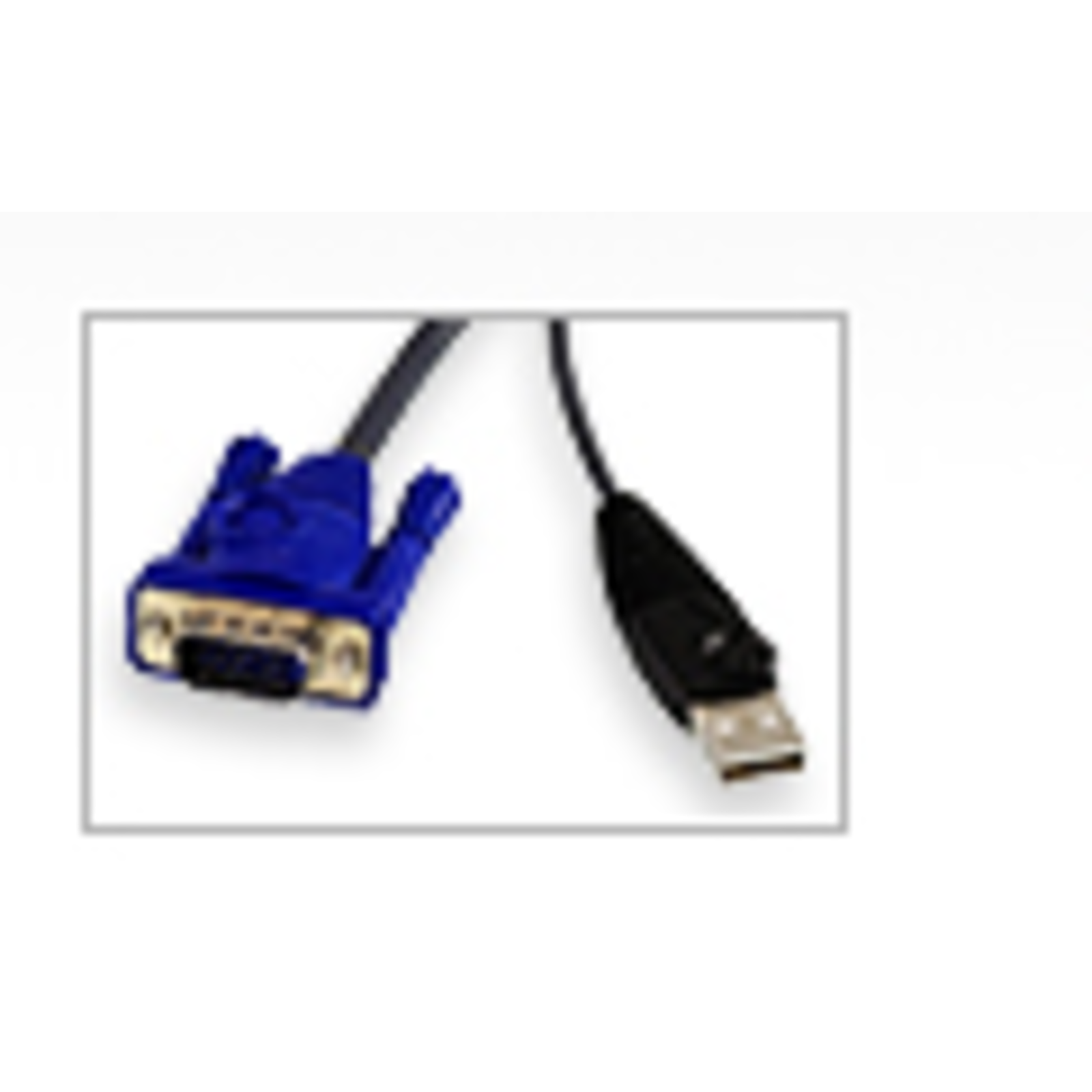 Aten USB-VGA-Virtual-Media-KVM-Adapter USB USB VGA Black Blue Metallic RJ-45 1 X RJ-45