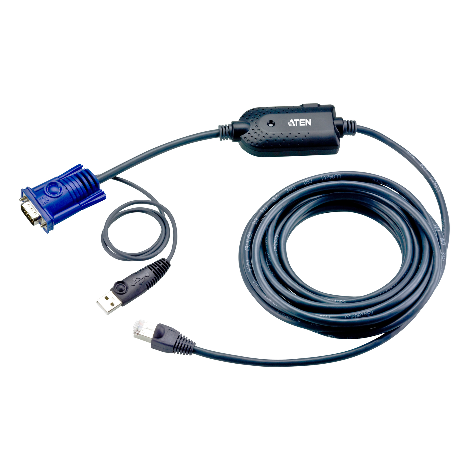 Aten KA7970 4.5 M USB USB VGA Black RJ-45