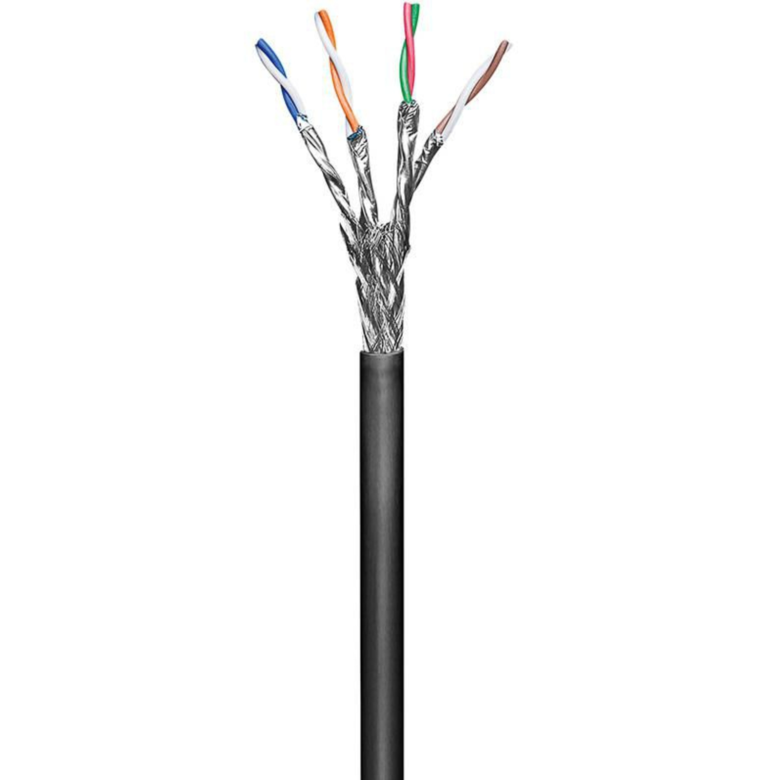 Microconnect KAB024-100 networking cable Black 100 m Cat6 S/FTP (S-STP)
