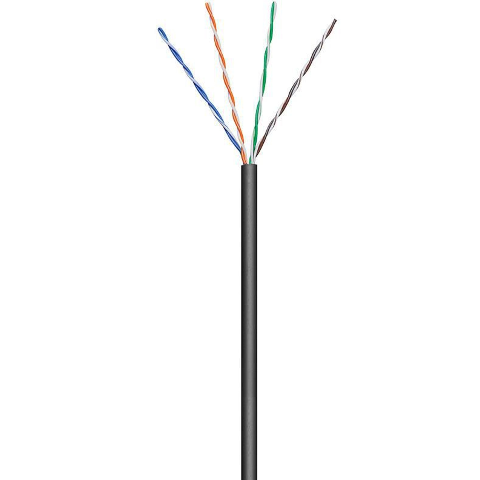 Microconnect KAB025-100 networking cable Black 100 m Cat5e U/UTP (UTP)