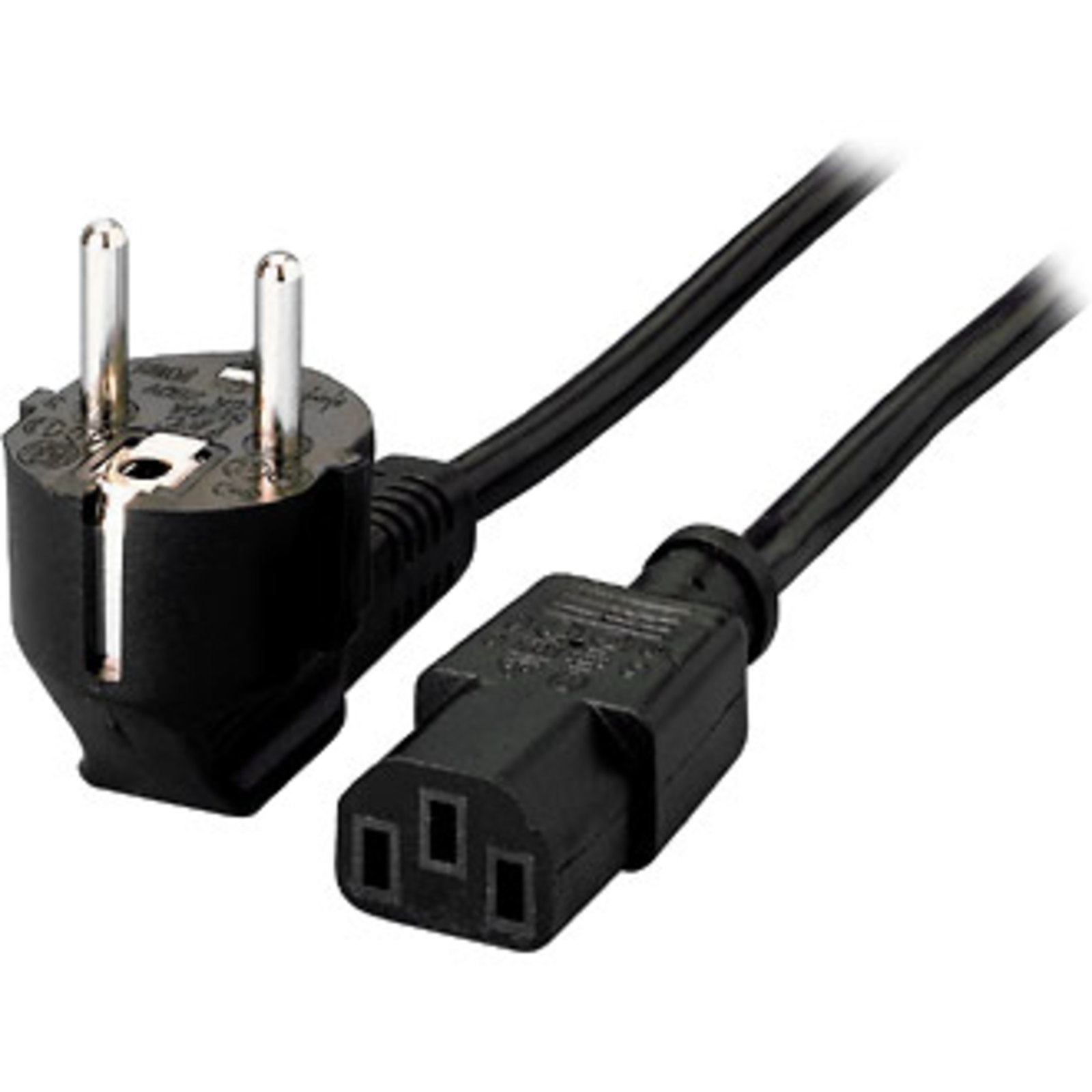 Zebra Jarltech Power Cable 3-pin (M) 1.8 M Black