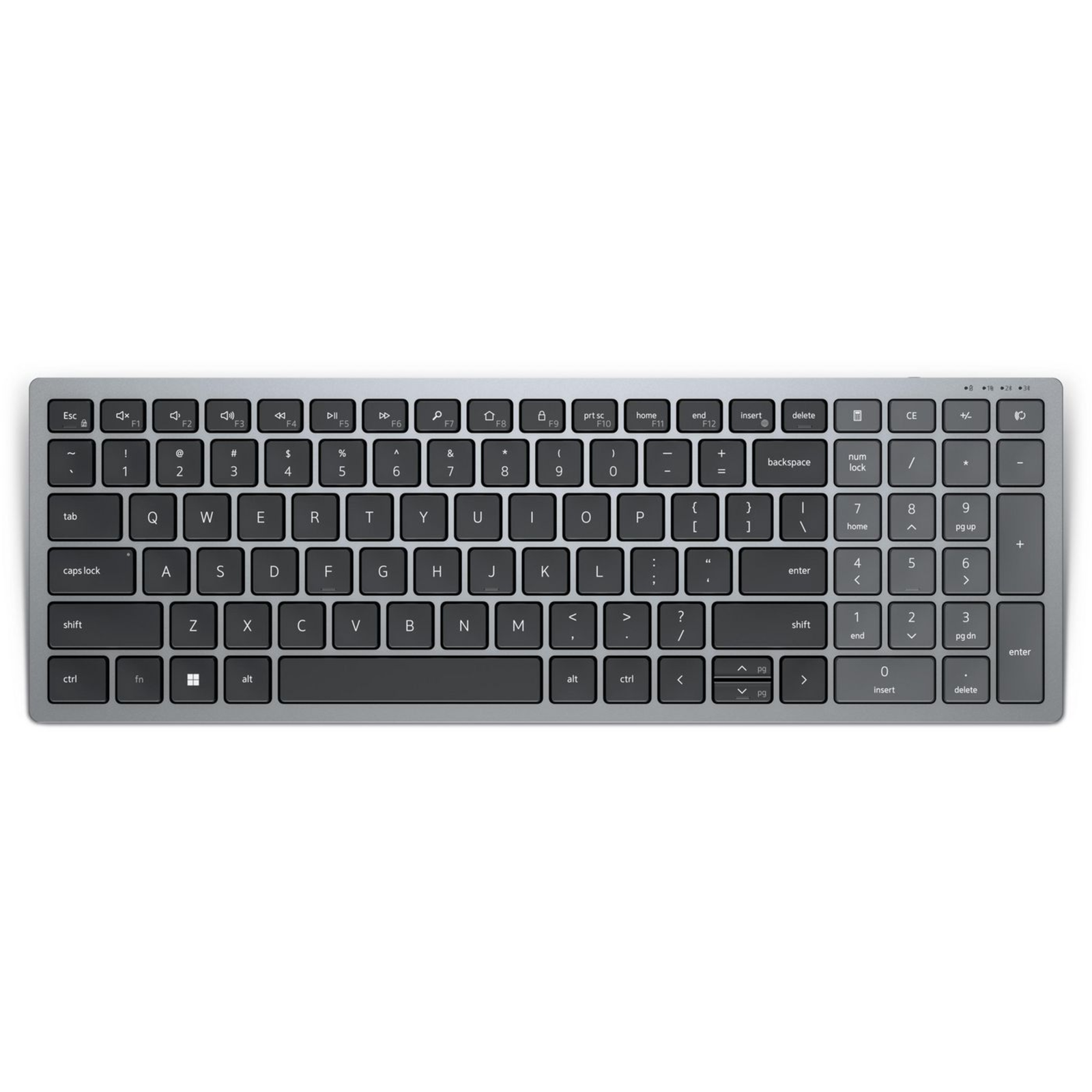Dell KB740 Keyboard Wireless 2.4 GHz QWERTZ Titan Grey
