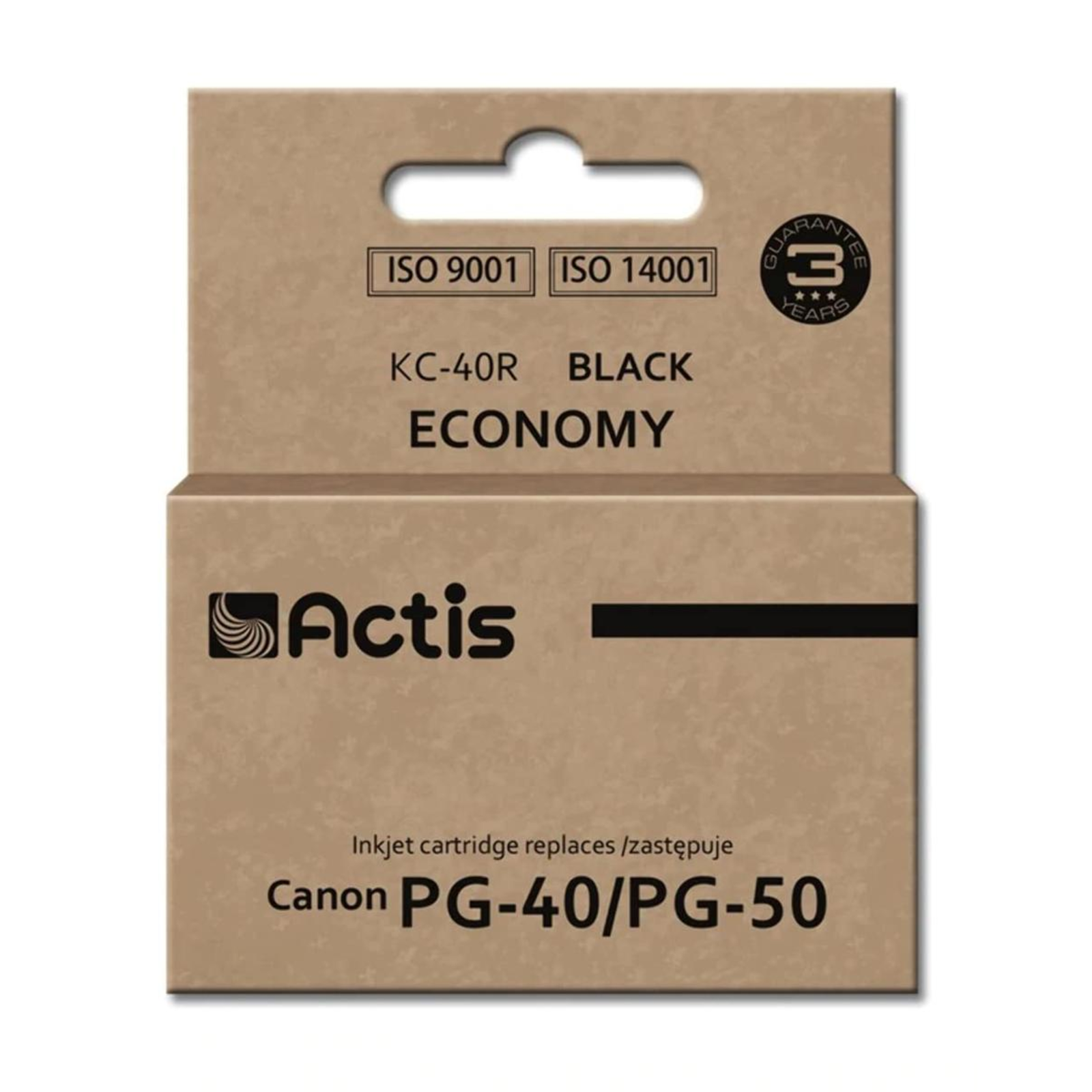 ACTIS KC-40R Ink Replacement Canon PG-40PG-50 Standard 25 Ml Black
