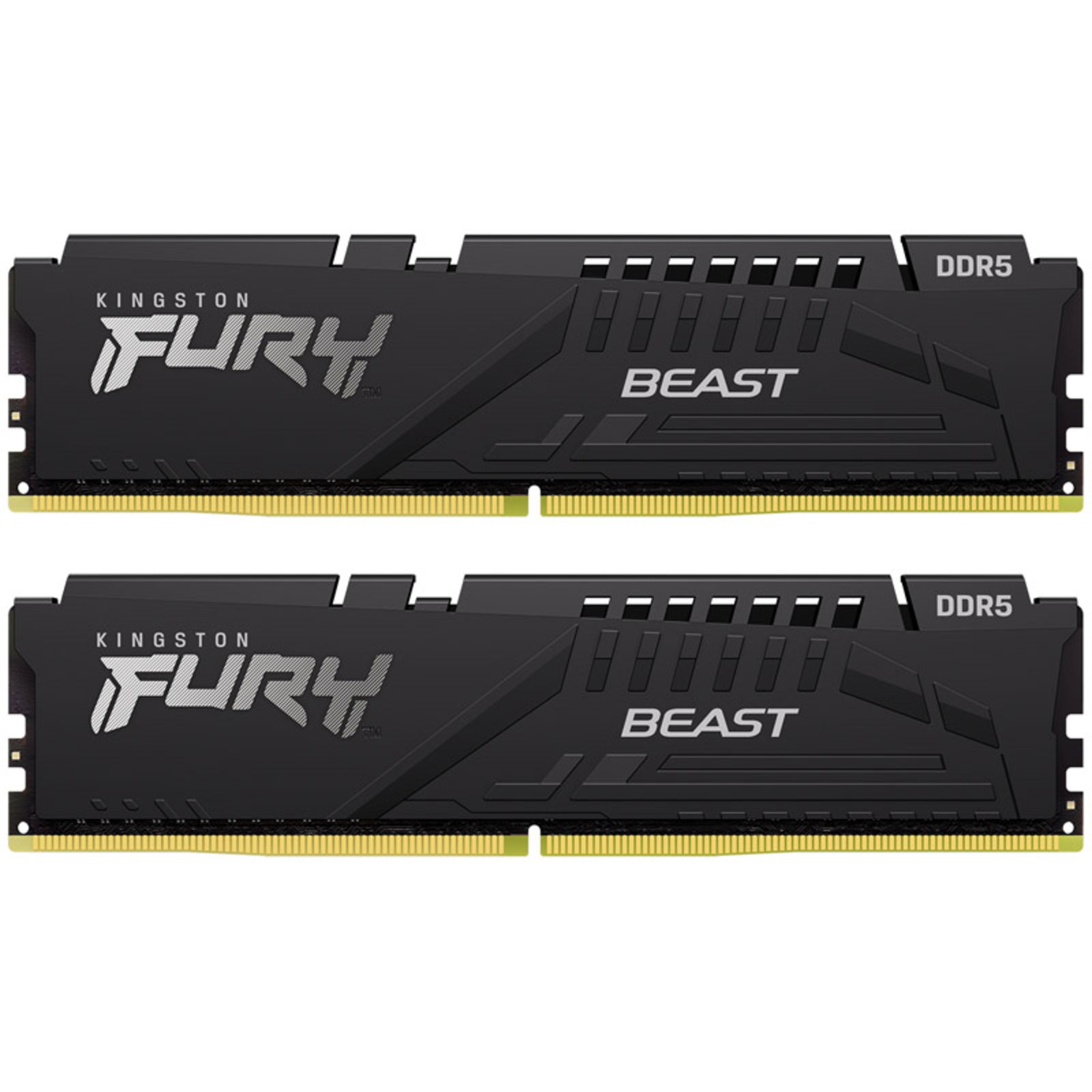 Kingston DIMM 16 GB DDR5-5200 2x 8 GB Dual Kit Black KF552C40BBK2-16 Beast INTEL XMP