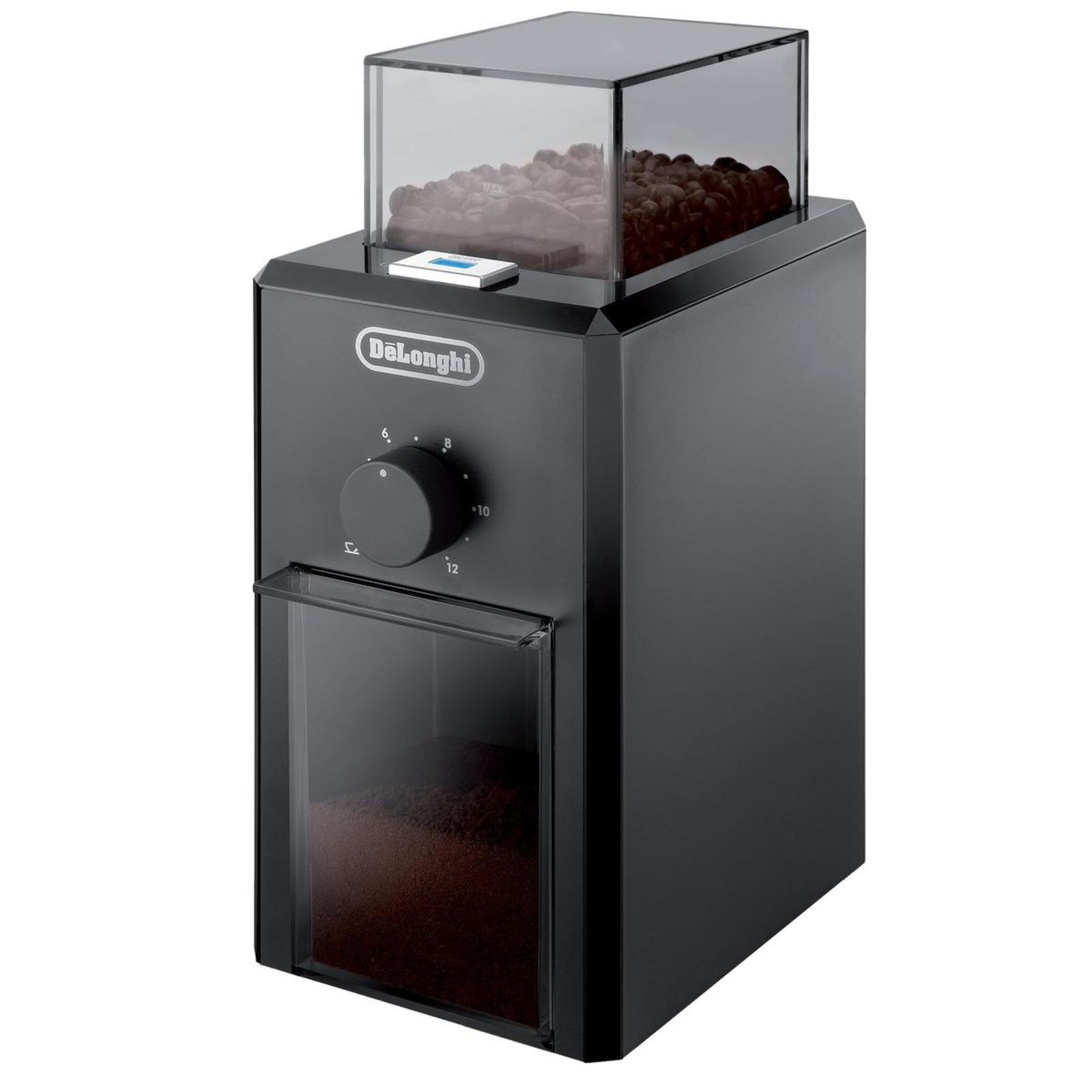 DeLonghi KG79 Coffee Grinder Black Coffee Grinder with Grinder