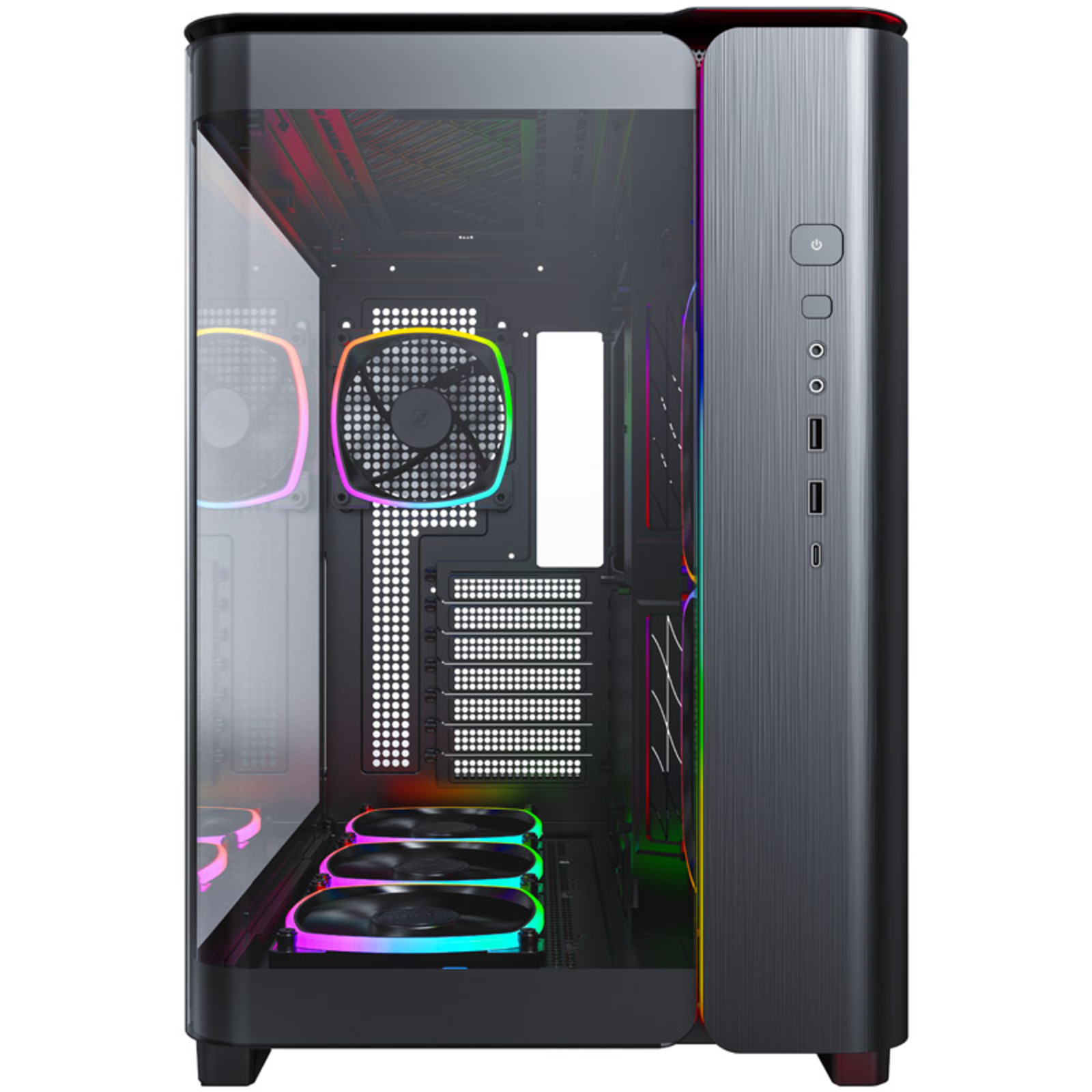 Montech KING 95 PRO Midi-Tower Tempered Glass ARGB Black