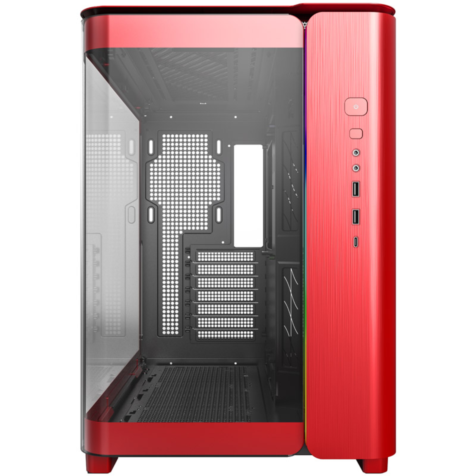 Montech KING 95 Midi-Tower Tempered Glass ARGB Red Midi-Minitower
