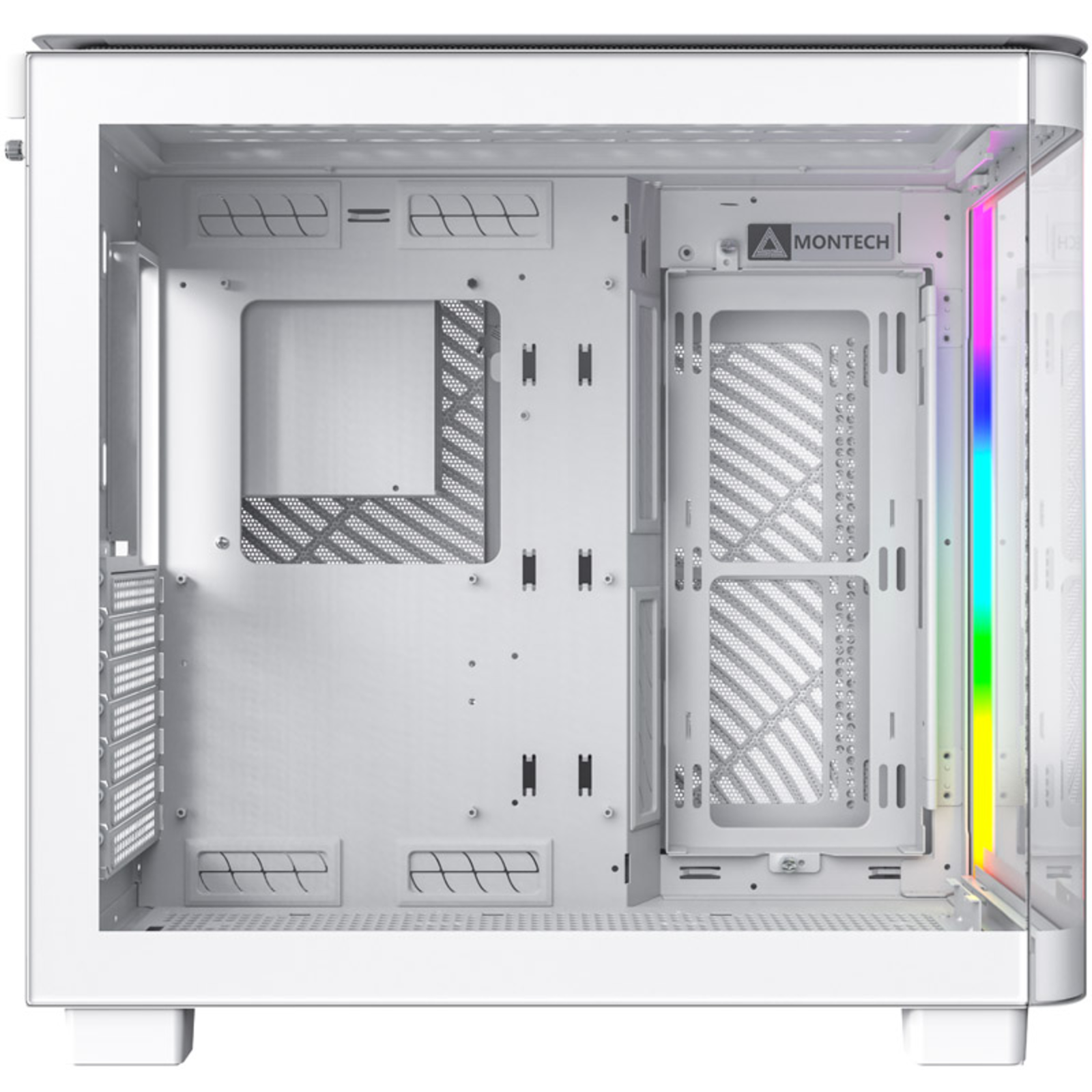 Montech KING 95 Midi-Tower Tempered Glass ARGB White Midi-Minitower