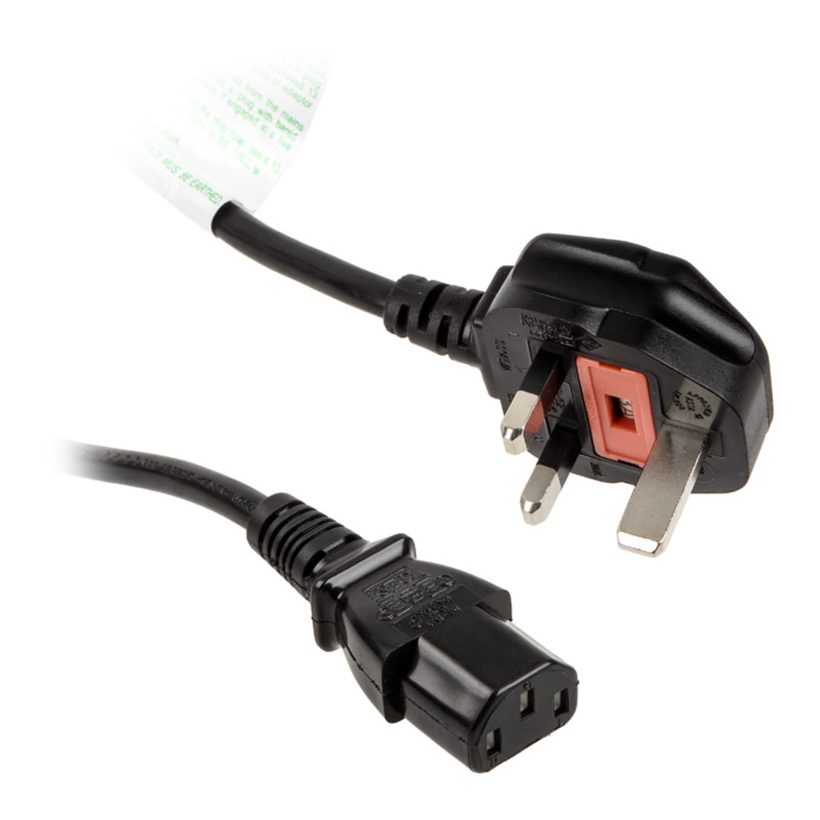 Kolink Mains Cable England (type G) to Cold Appliance Plug C13 1.2m