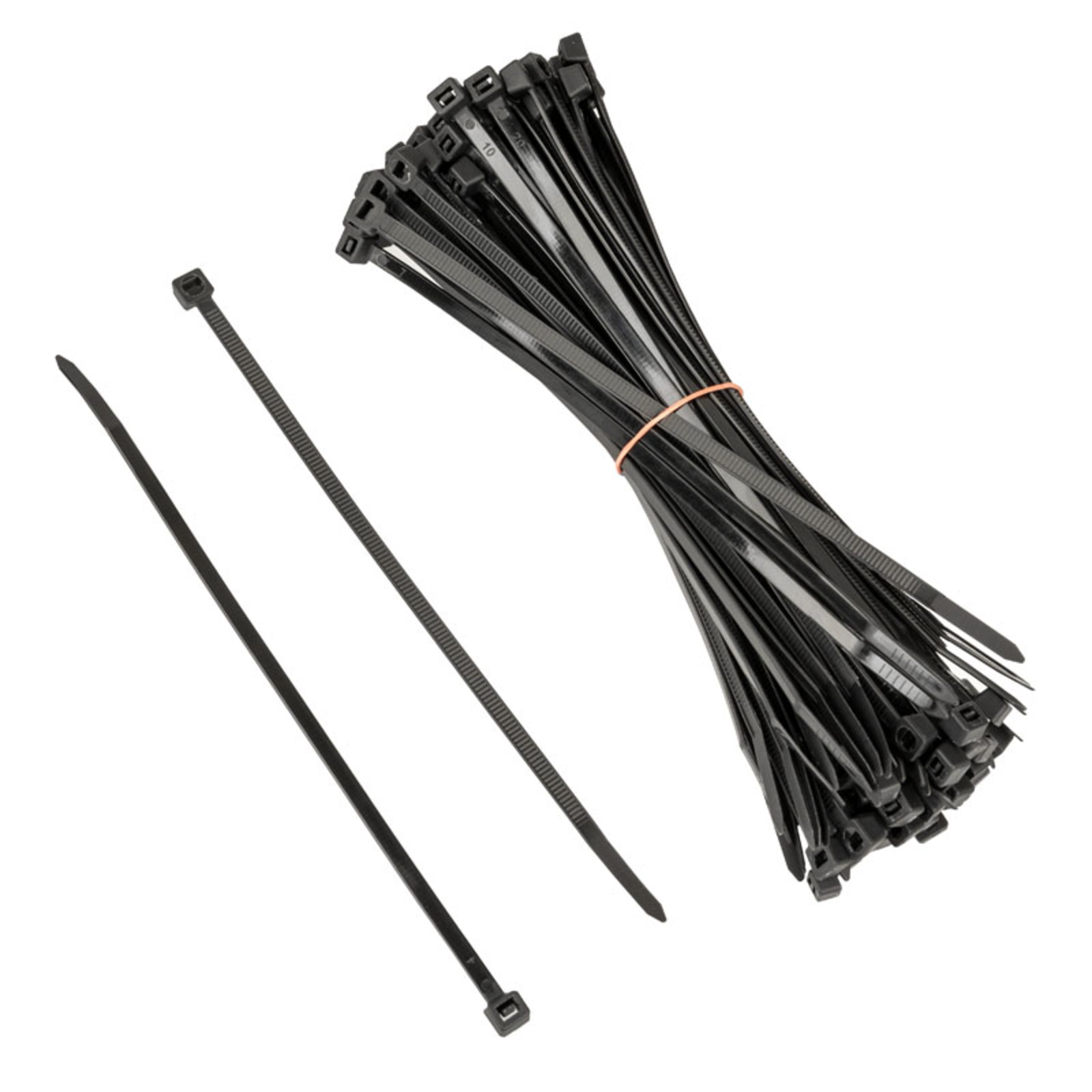 Kolink Cable Tie Set 4.5mm X 200mm 100 Pieces Black