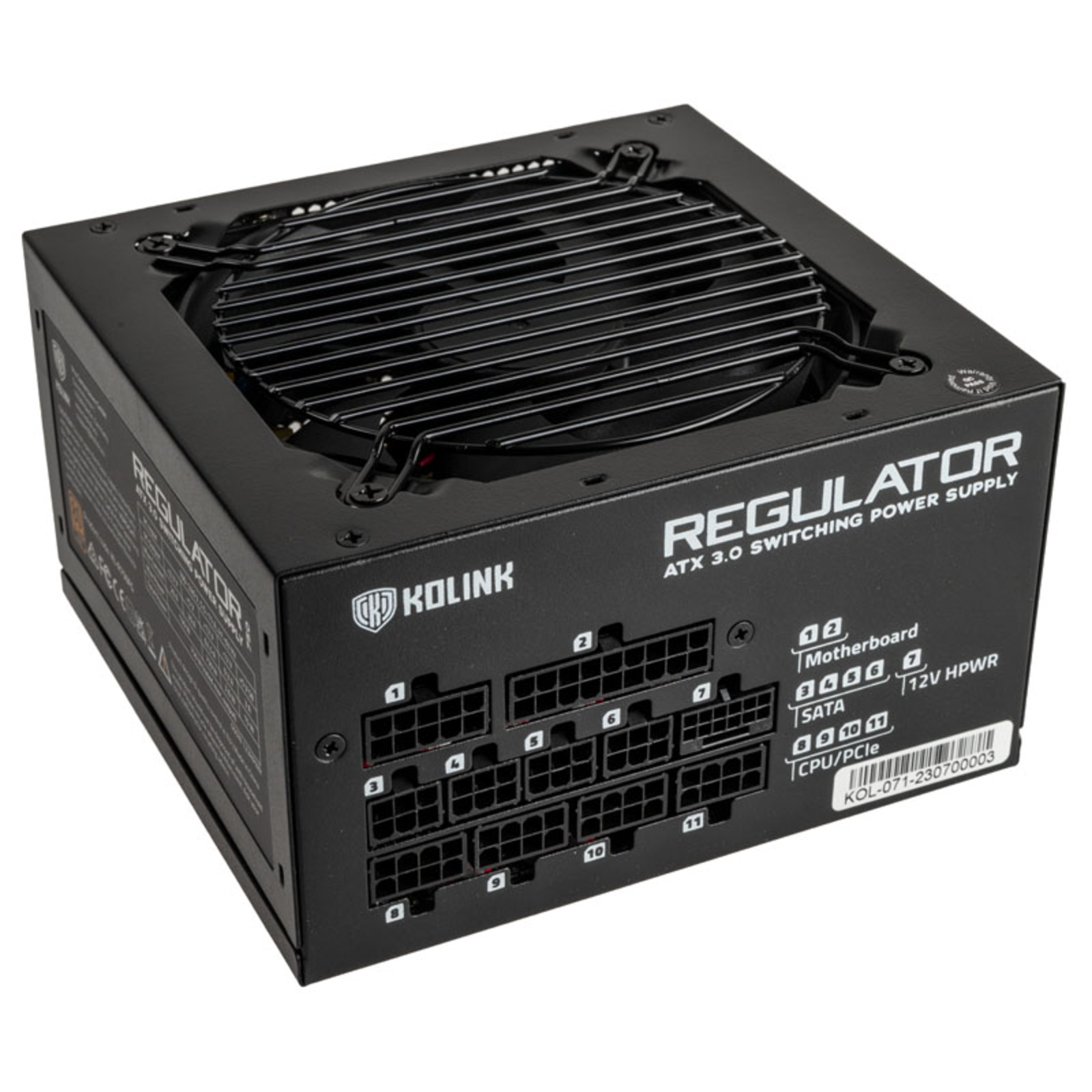 Kolink Regulator 80 PLUS gold Power Supply ATX 3.0 PCIe 5.0 Modular 750 Watts