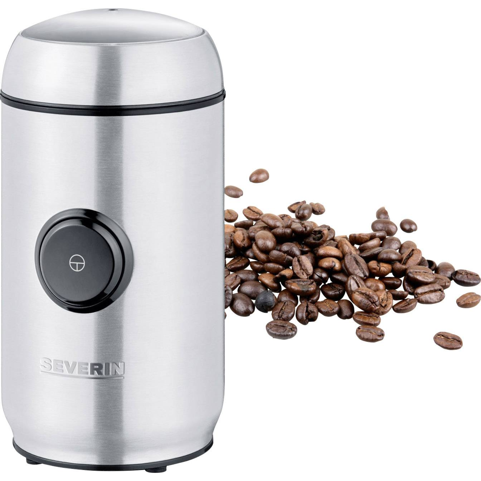 SEVERIN KM 3879 Spice/coffee Grinder 150W Brushed Stainless Steel/black