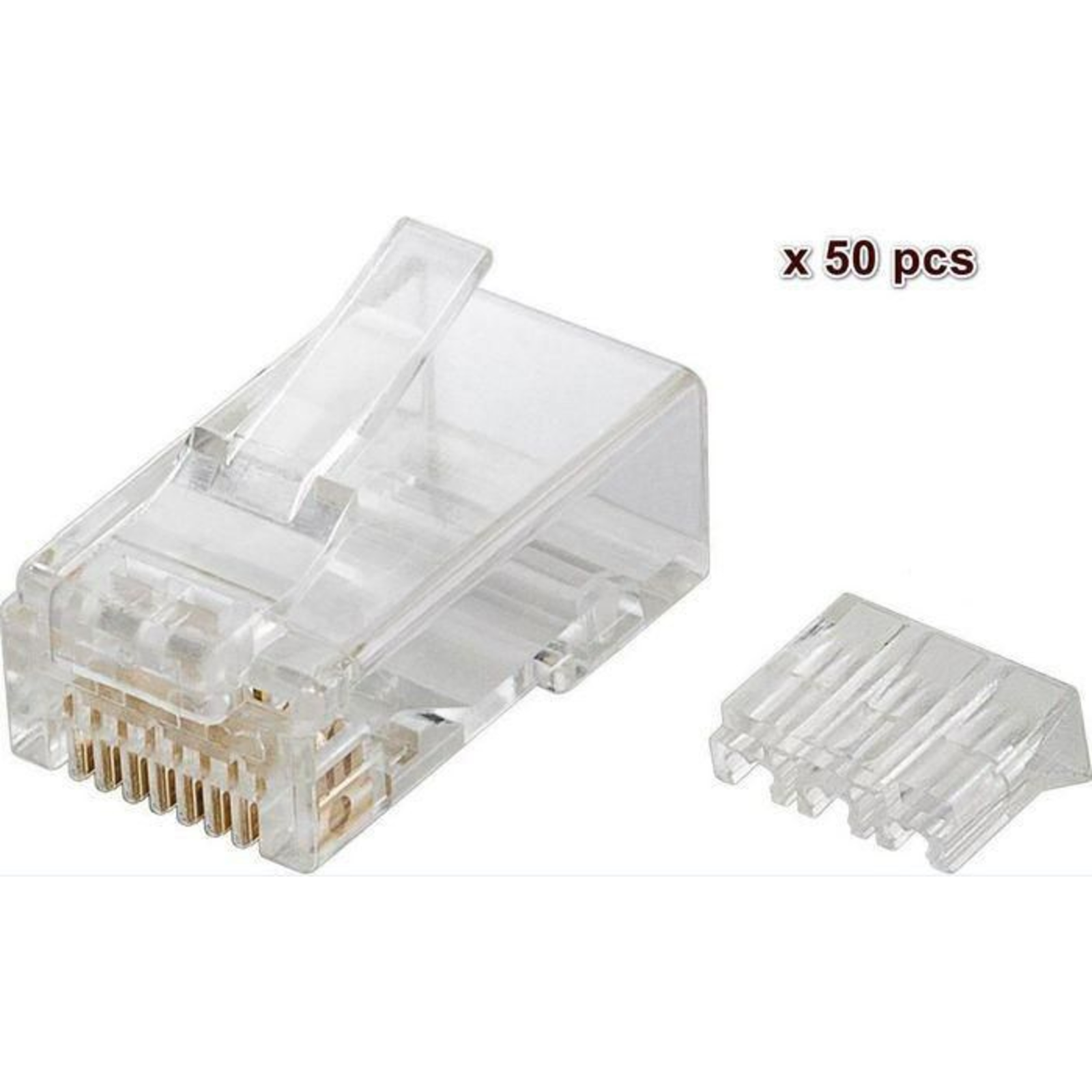 Microconnect KON505-50 wire connector RJ45 Translucent