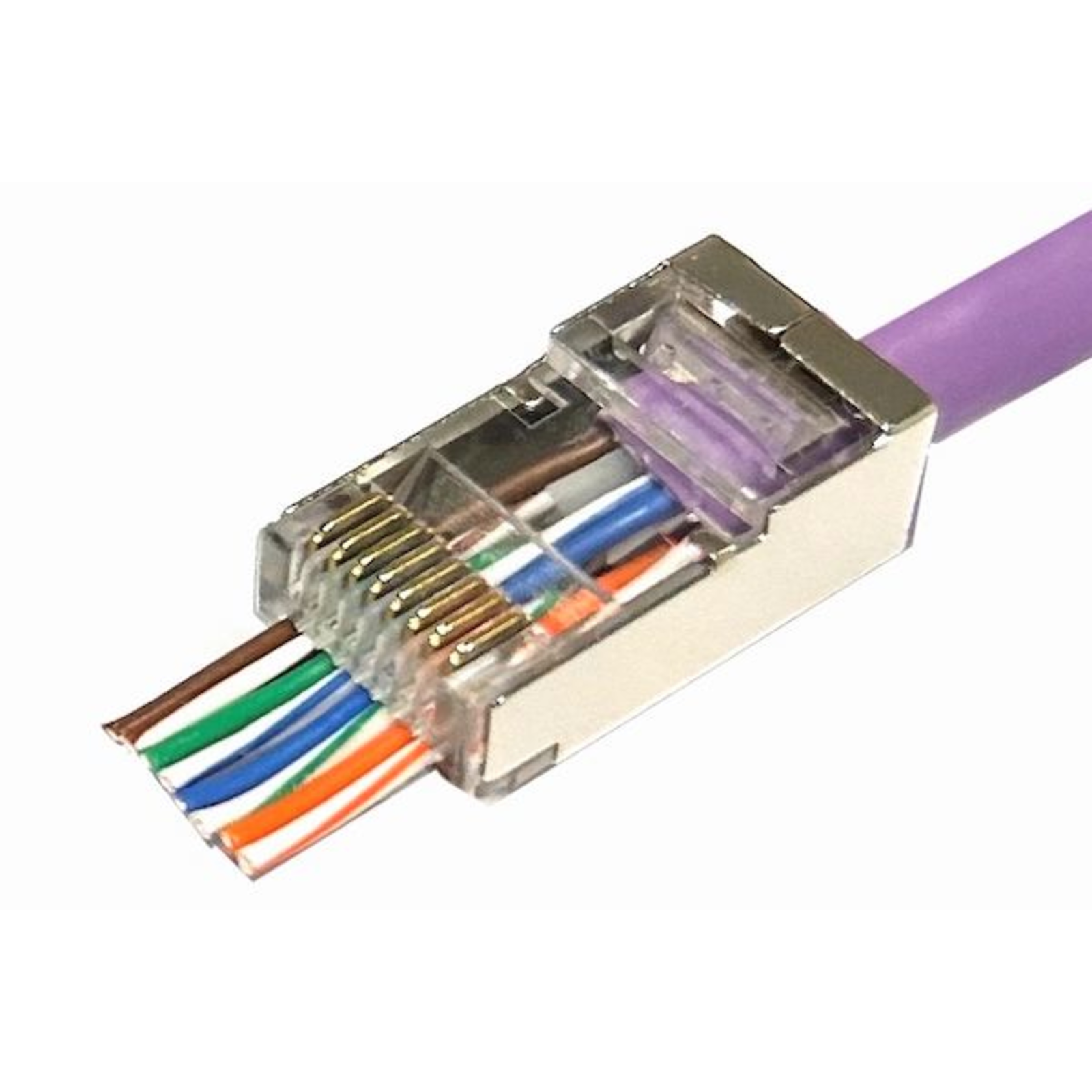 Microconnect KON506-50EZ wire connector RJ45 Silver