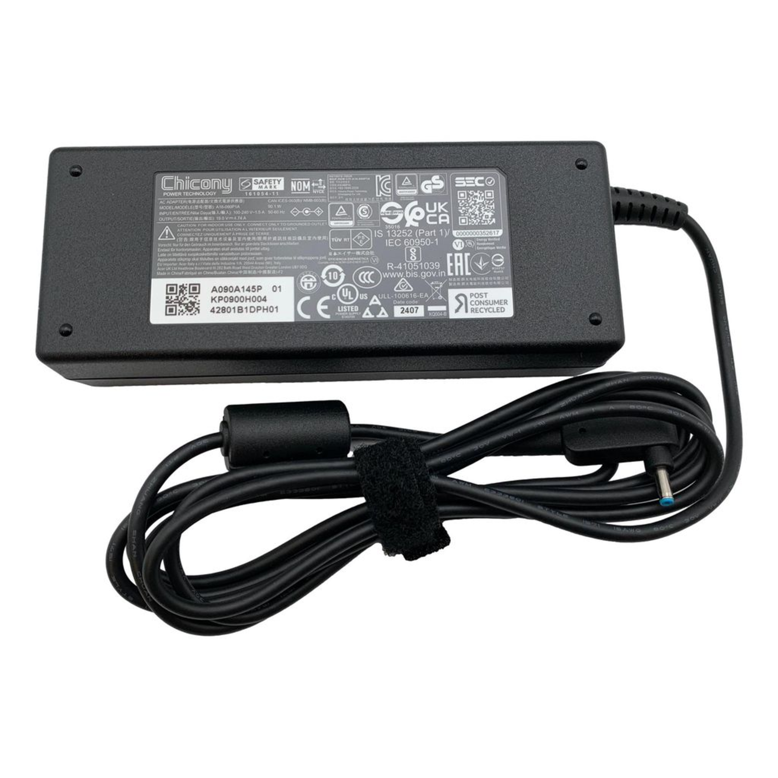 Acer AC ADAPTOR 90W 19V 4.74A 1.1x3.0x7.7