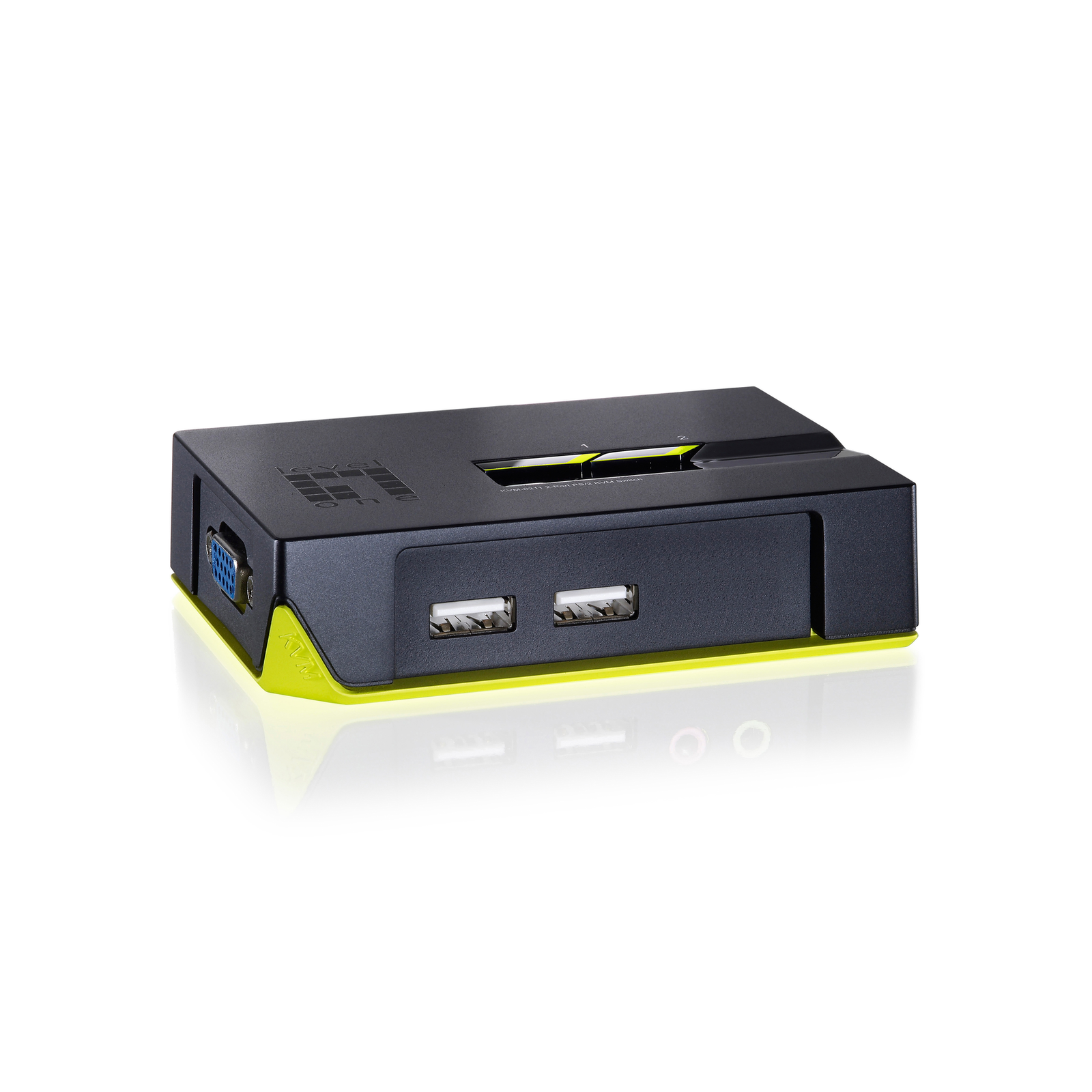 LevelOne KVM Switch 2x VGA USB KVM-0222 Black Edition