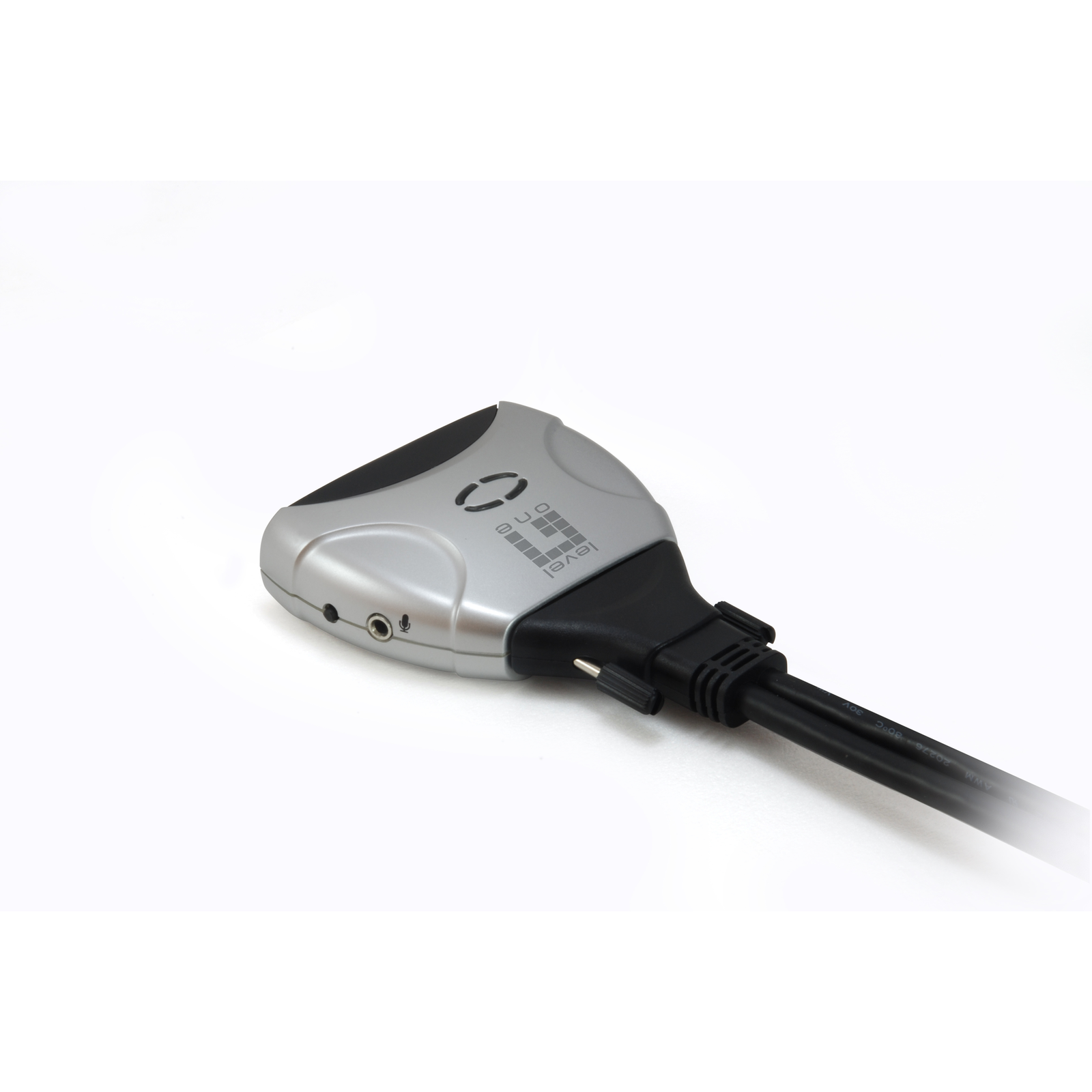 LevelOne KVM Switch 2x DVI USB KVM-0260 V2 with Audio