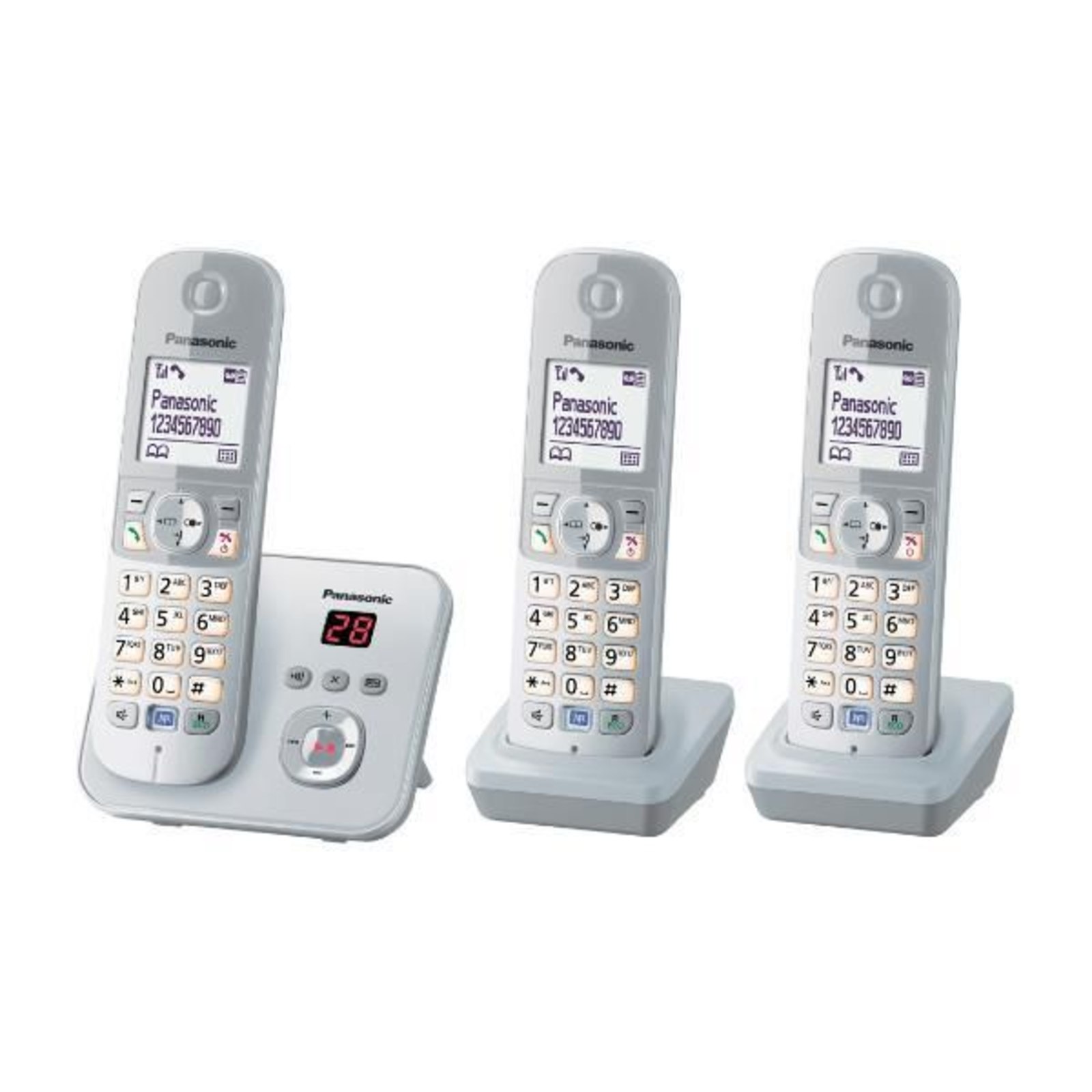 Panasonic KX-TG6823 DECT Telephone Handsfree 120 Entries Caller Identification