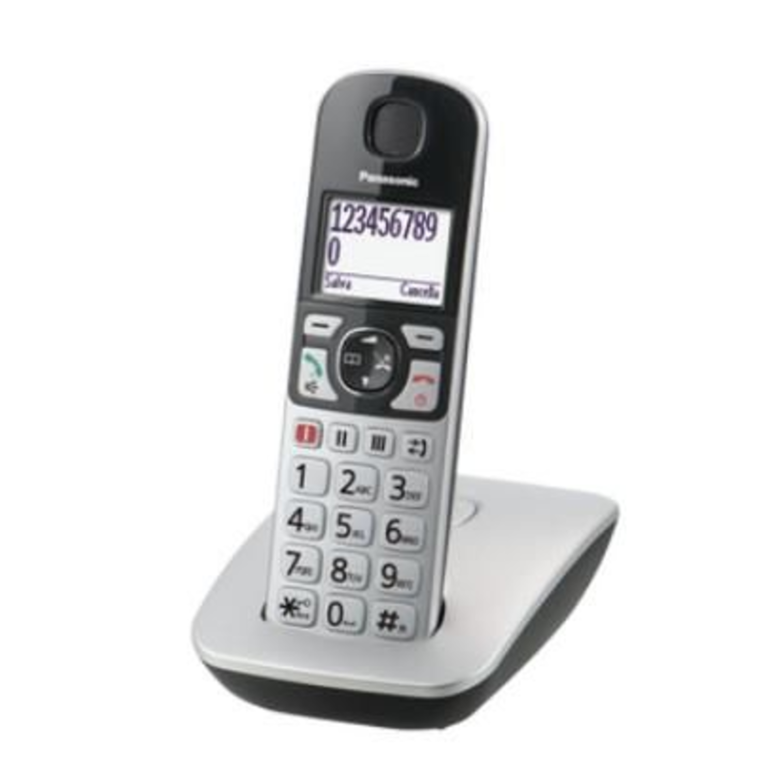 Panasonic KX-TGE510GS Silver/black Senior Phone/SOS Button