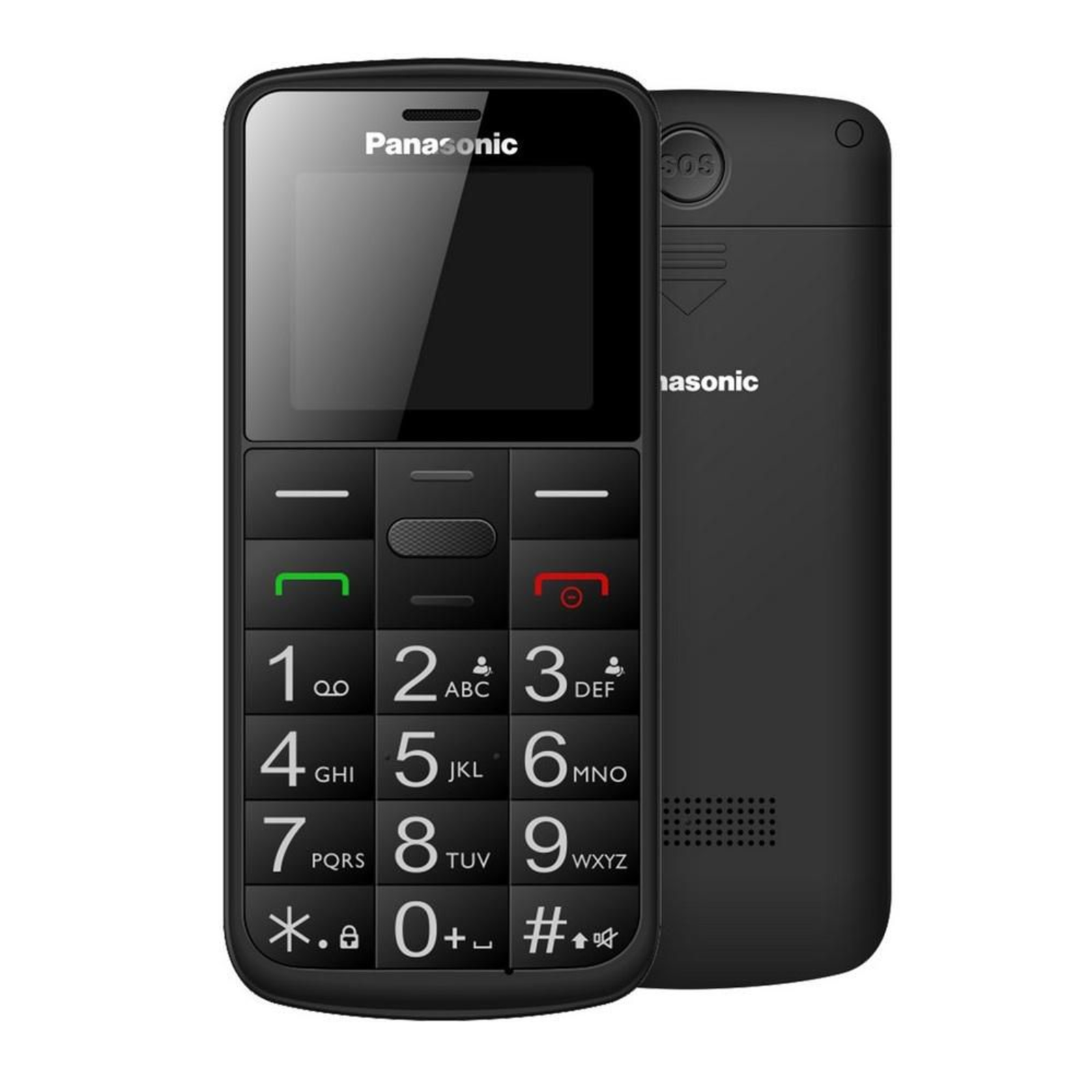 Panasonic KX-TU110EXB Black Mobile Phone for Seniors