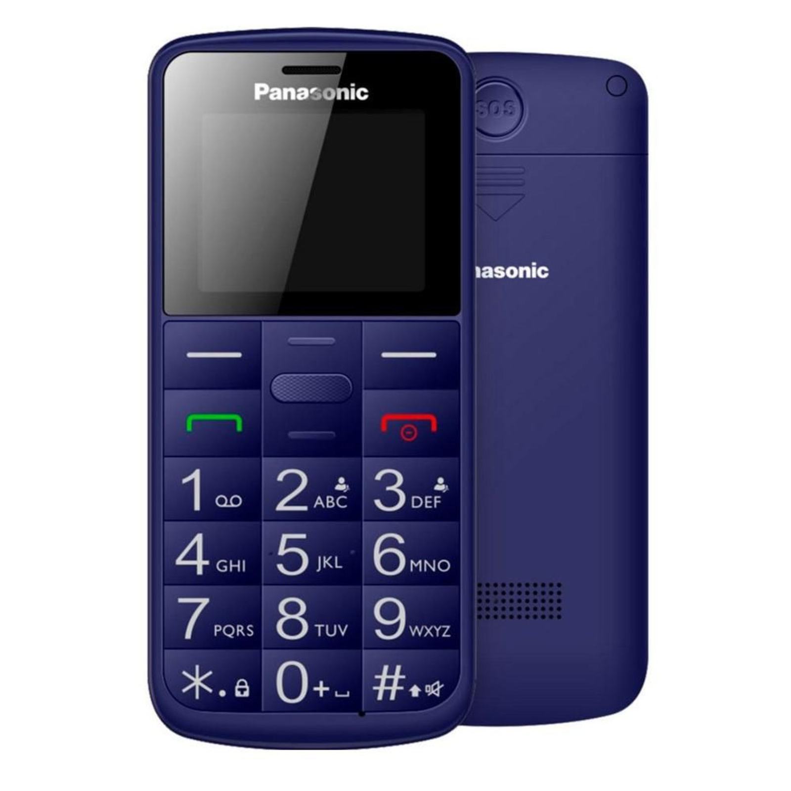 Panasonic KX-TU110 4.5cm (1.77 ) Blue Feature Phone (KX-TU110EXC)