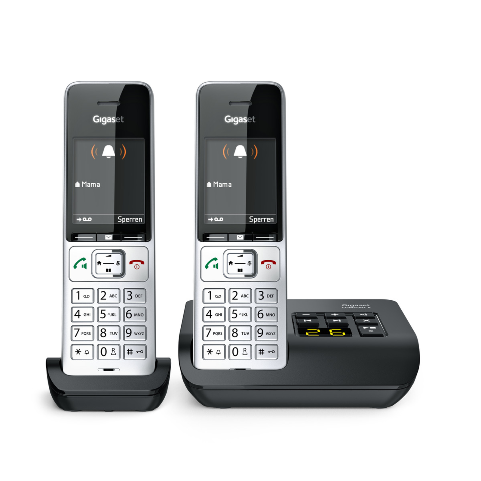 Gigaset COMFORT 500A Duo Silver/black