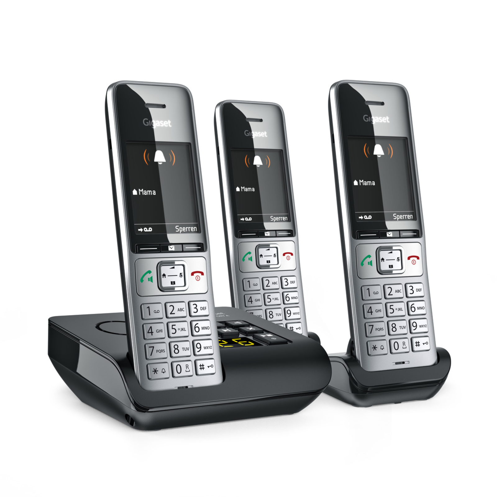 Gigaset COMFORT 500A Trio Silver/black