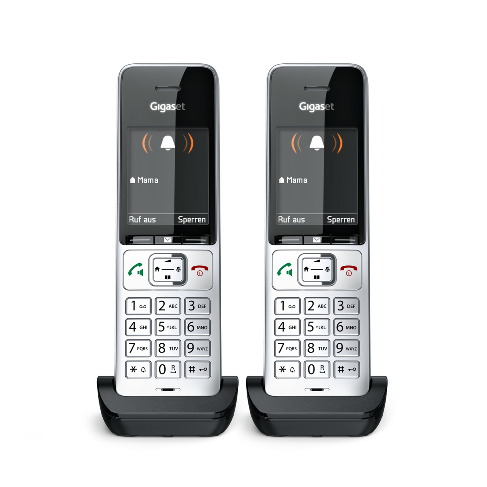 Gigaset COMFORT 500 HX Duo Silver Black