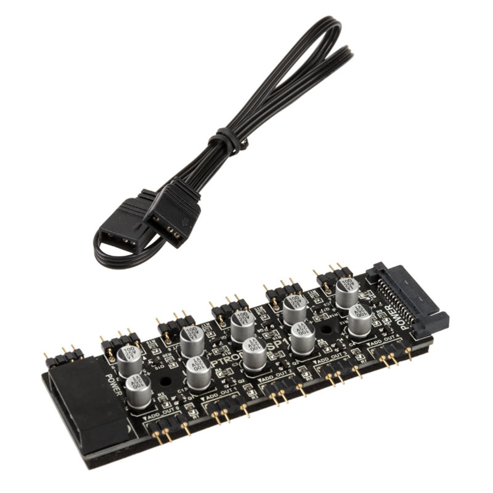 Lamptron SP101 10x Addressable RGB Hub for Aura Fusion And Mystic