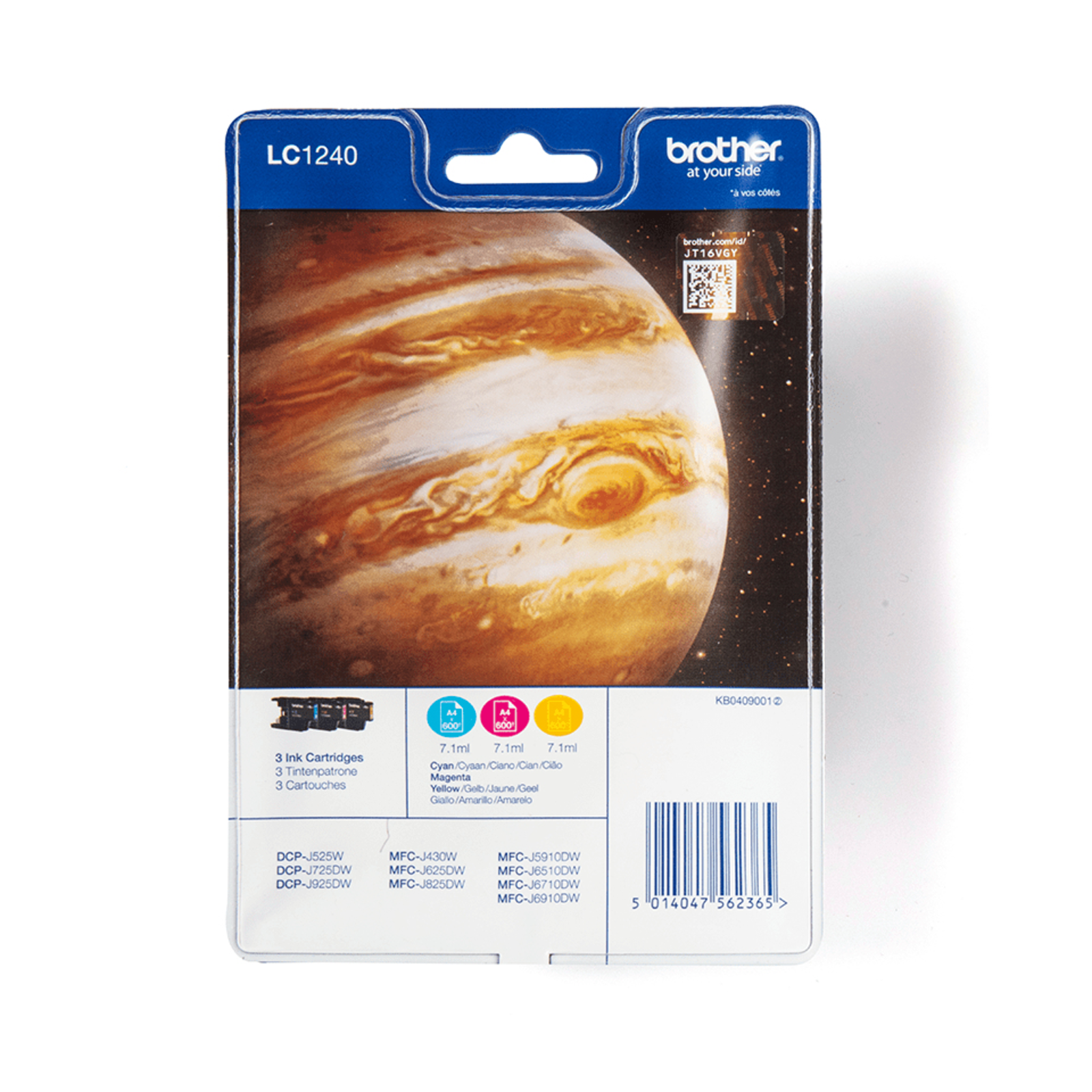 Bredher Cartridge LC-1240RBWBP Rainbow Blister Color Ink Set