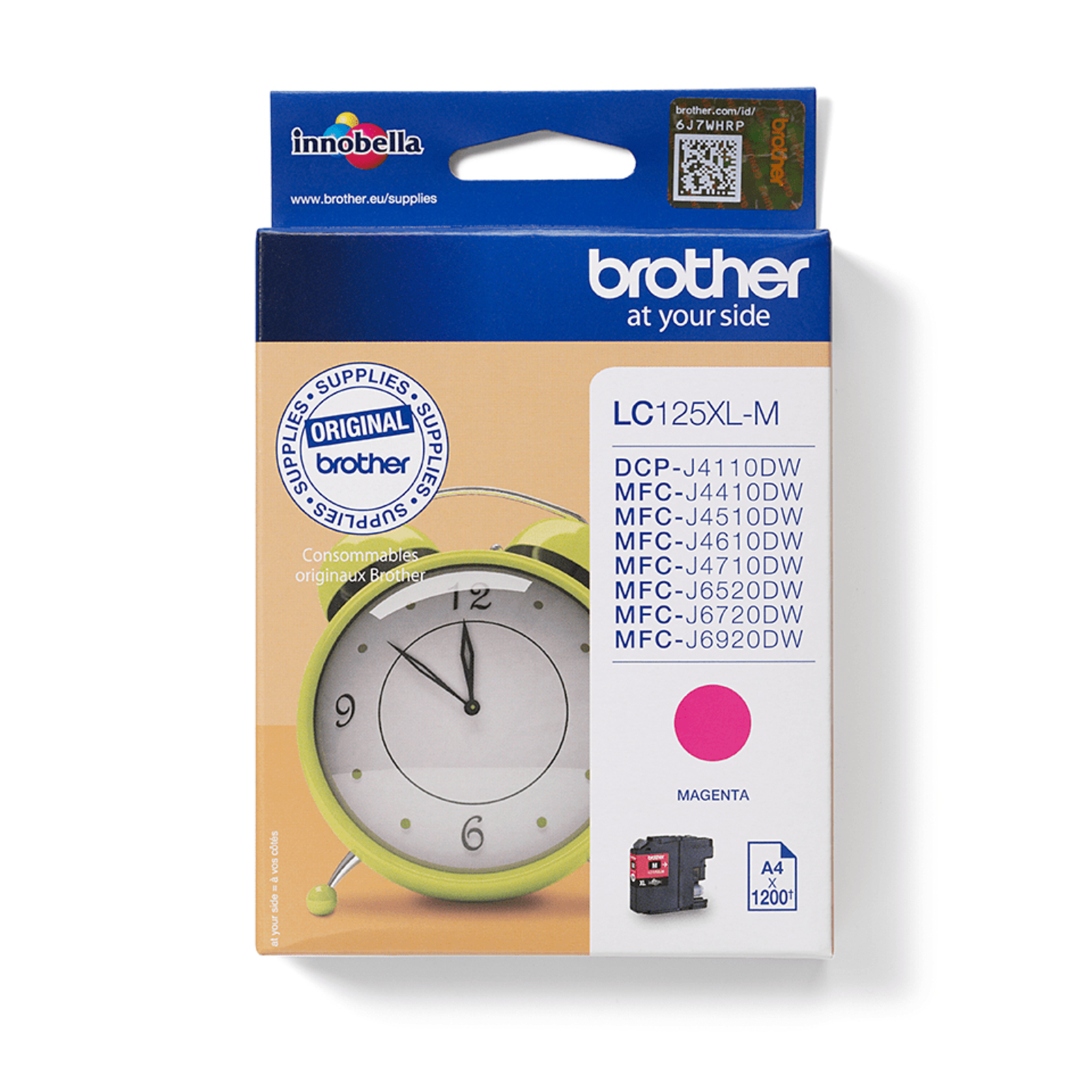 Bredher LC 125XLM magenta 1200 Pages Ink
