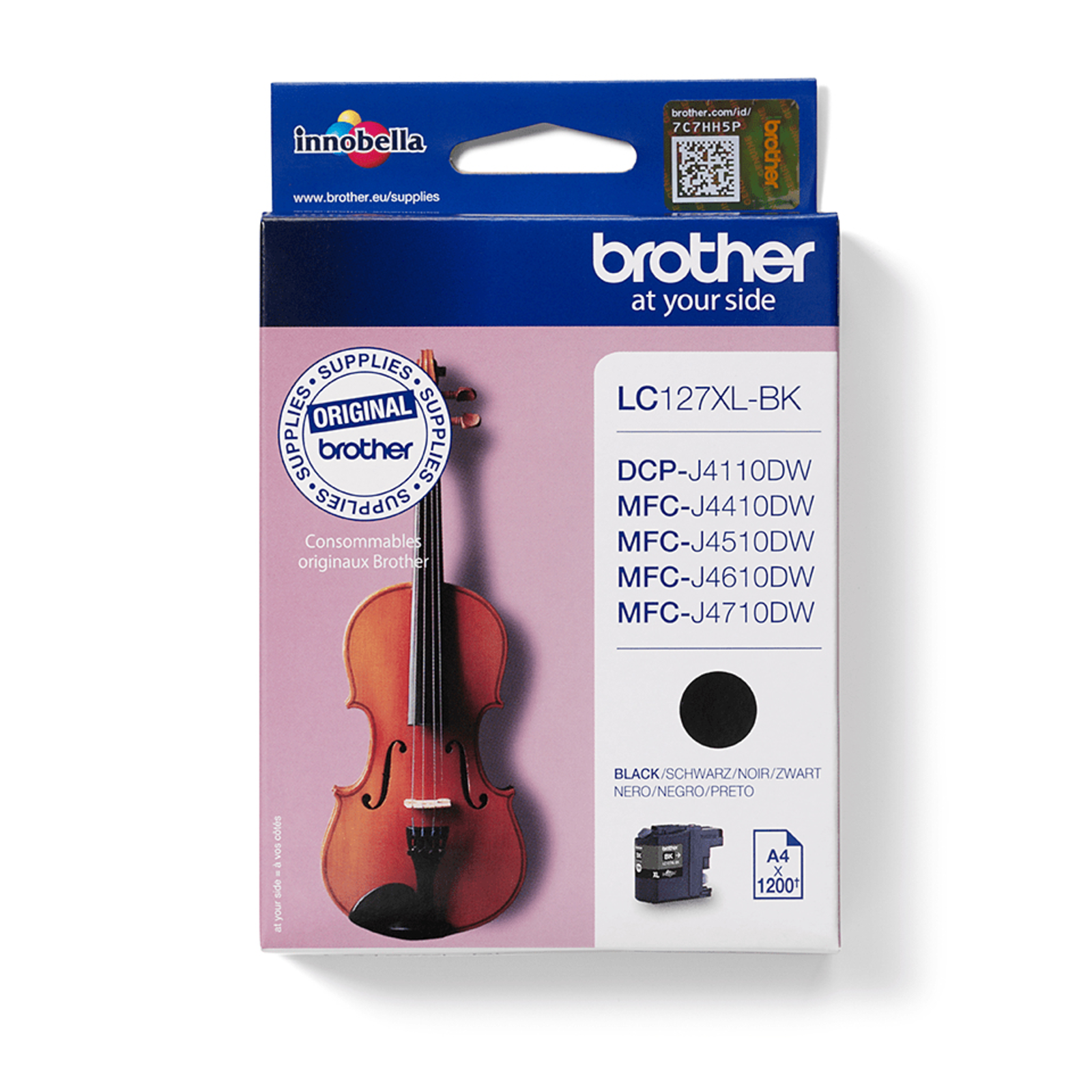 Bredher Cartridge LC-127XLBK MFC-J4510DW