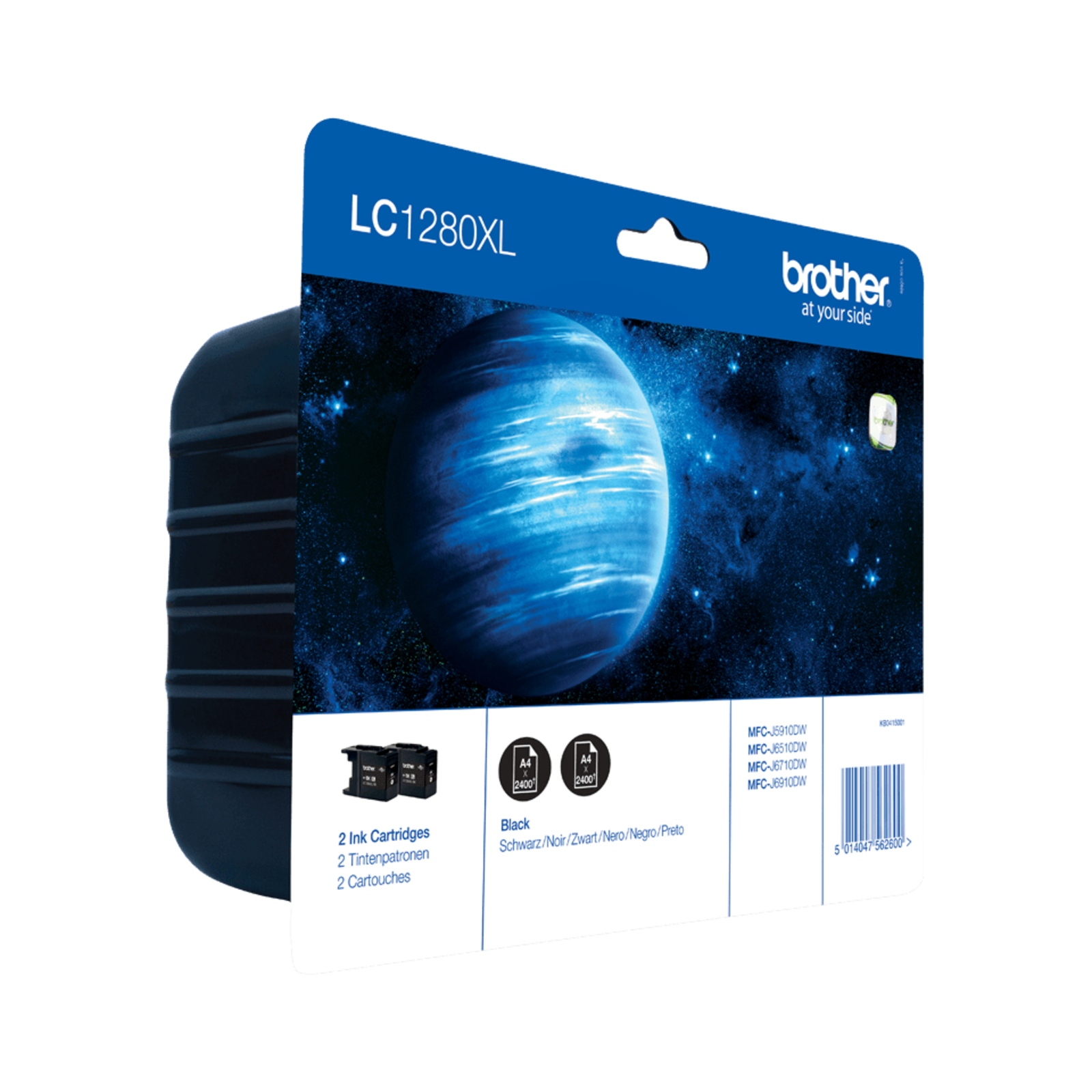 Bredher LC1280XLBKBP2 2400 Pages 2 Piece(s) Twin Pack