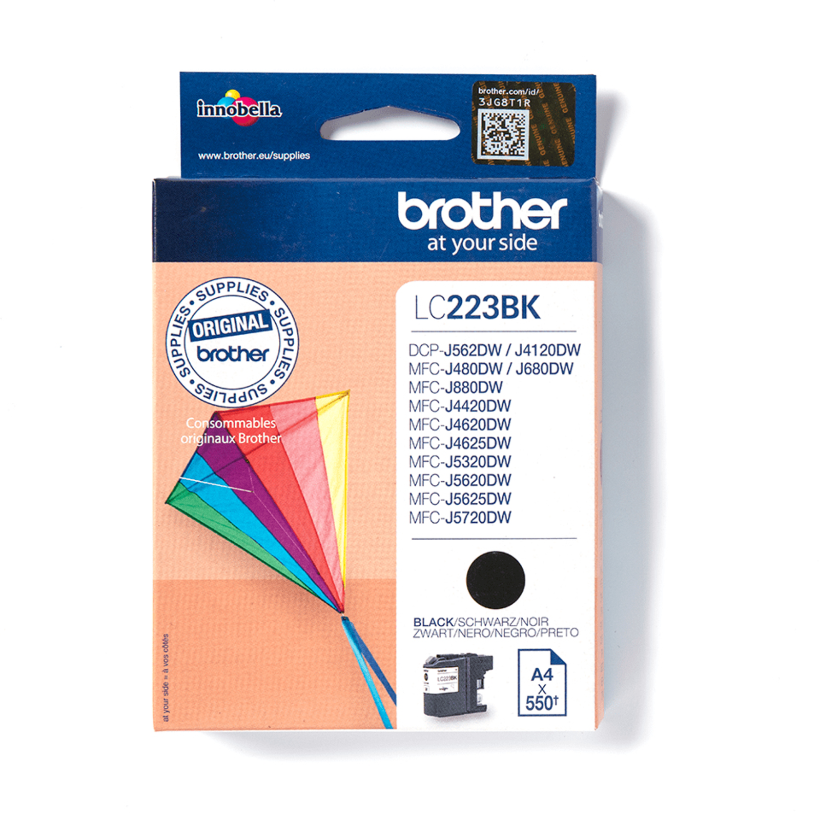 Bredher LC 223BK Black 550 Pages Ink