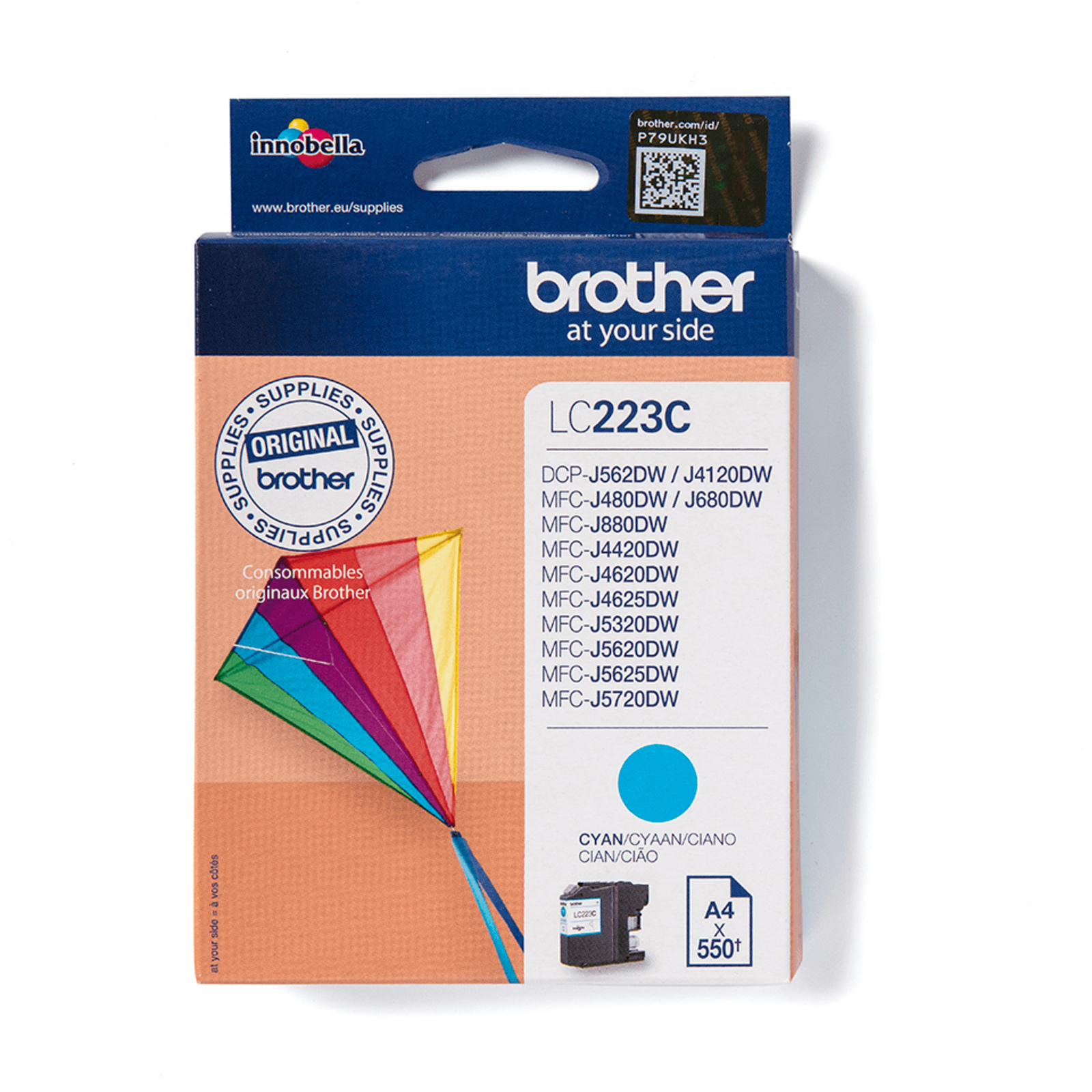 Bredher LC 223C cyan 550 Pages Ink
