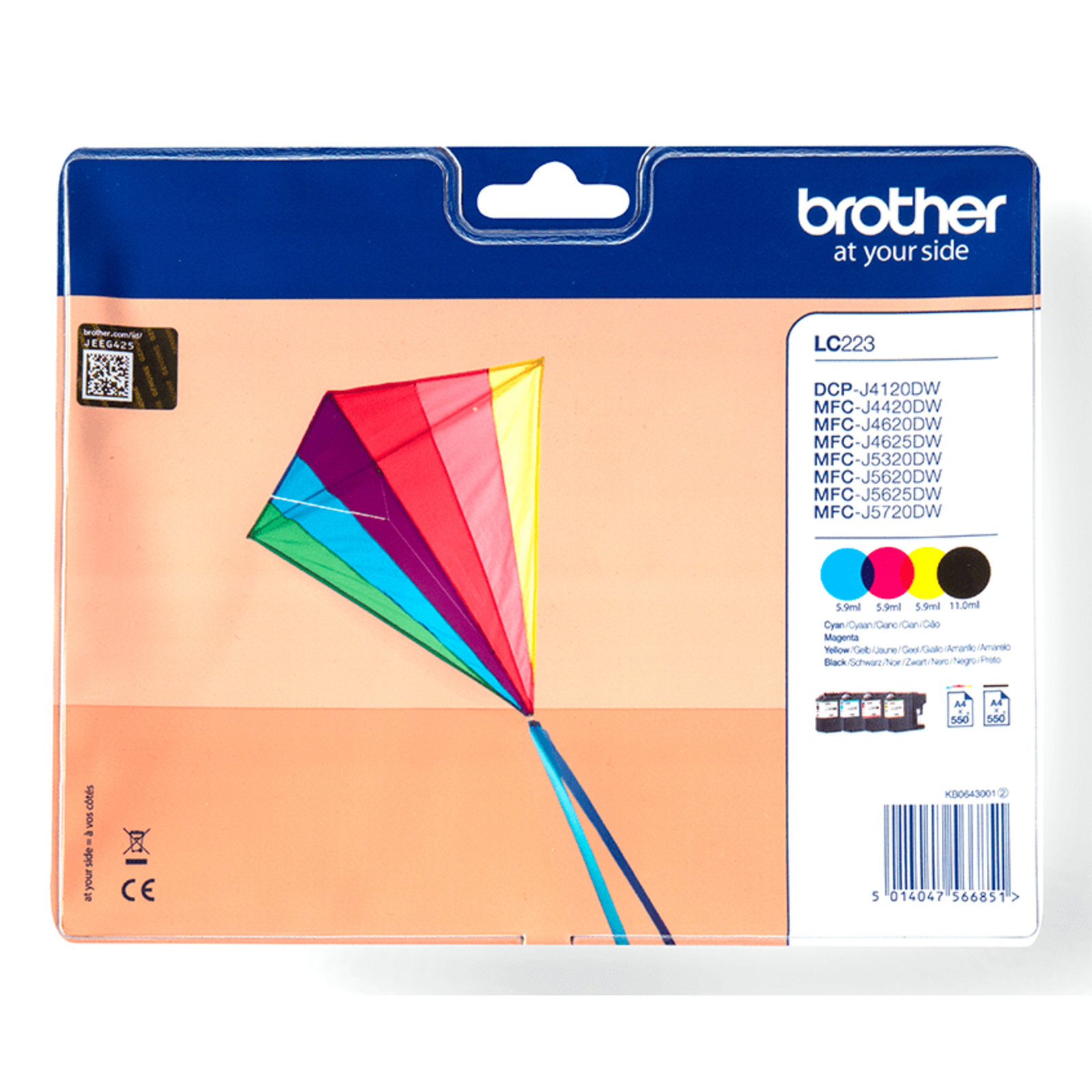 Bredher LC-223VALBP Original Black cyan magenta Yellow