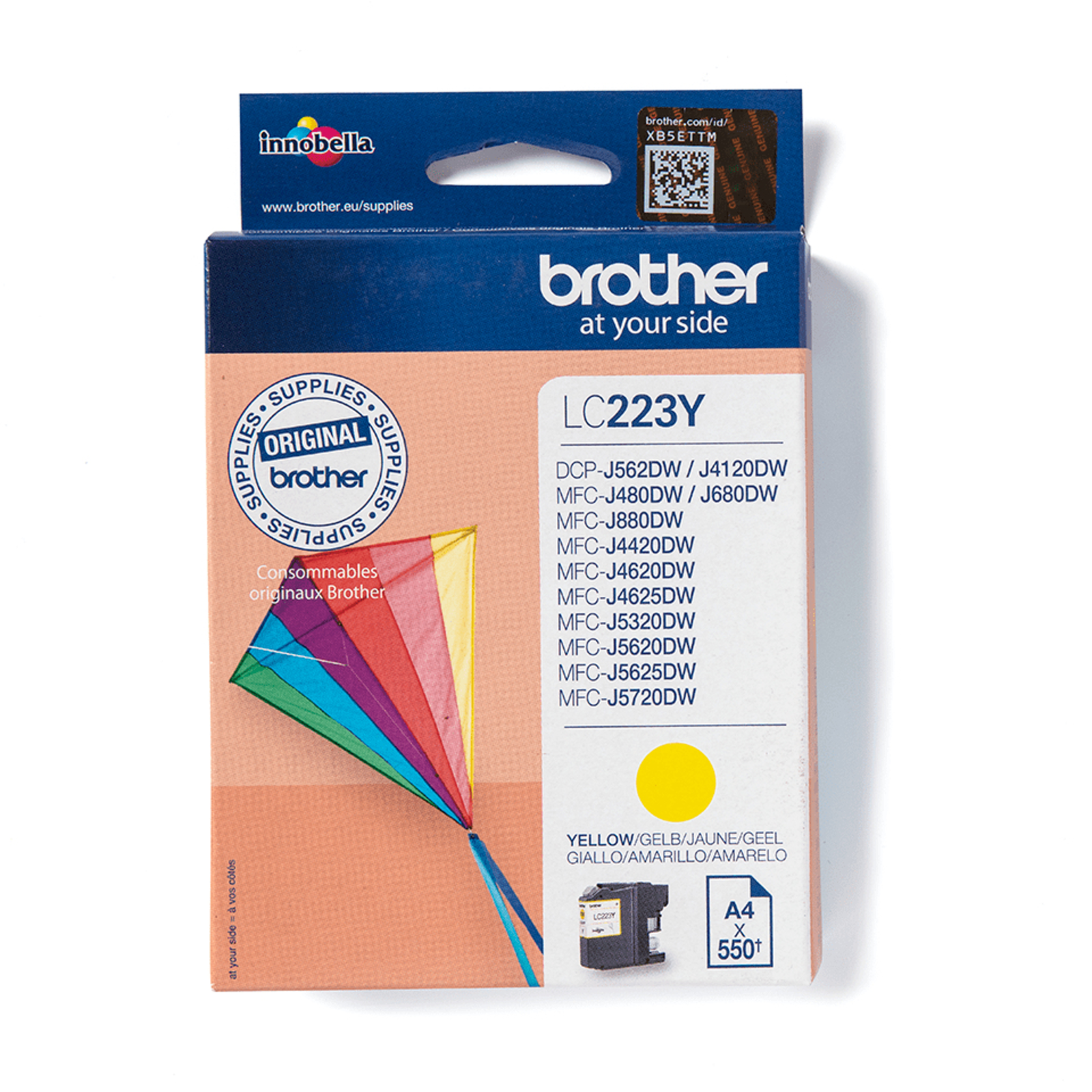 Bredher LC 223Y Yellow 550 Pages Ink