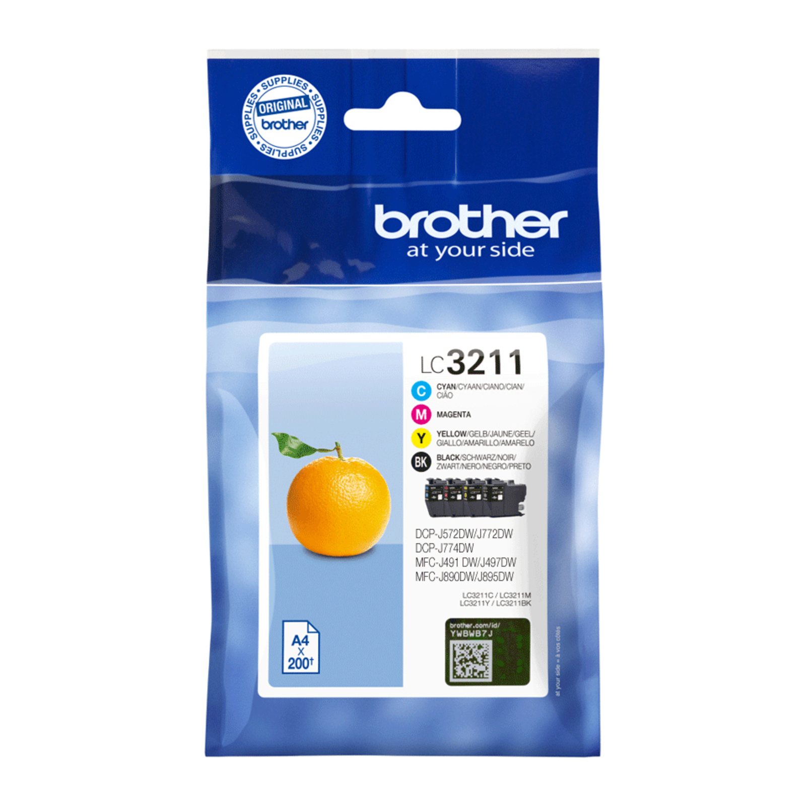 Bredher Ink LC3211VAL CMYK 4pack 4 X 200ml